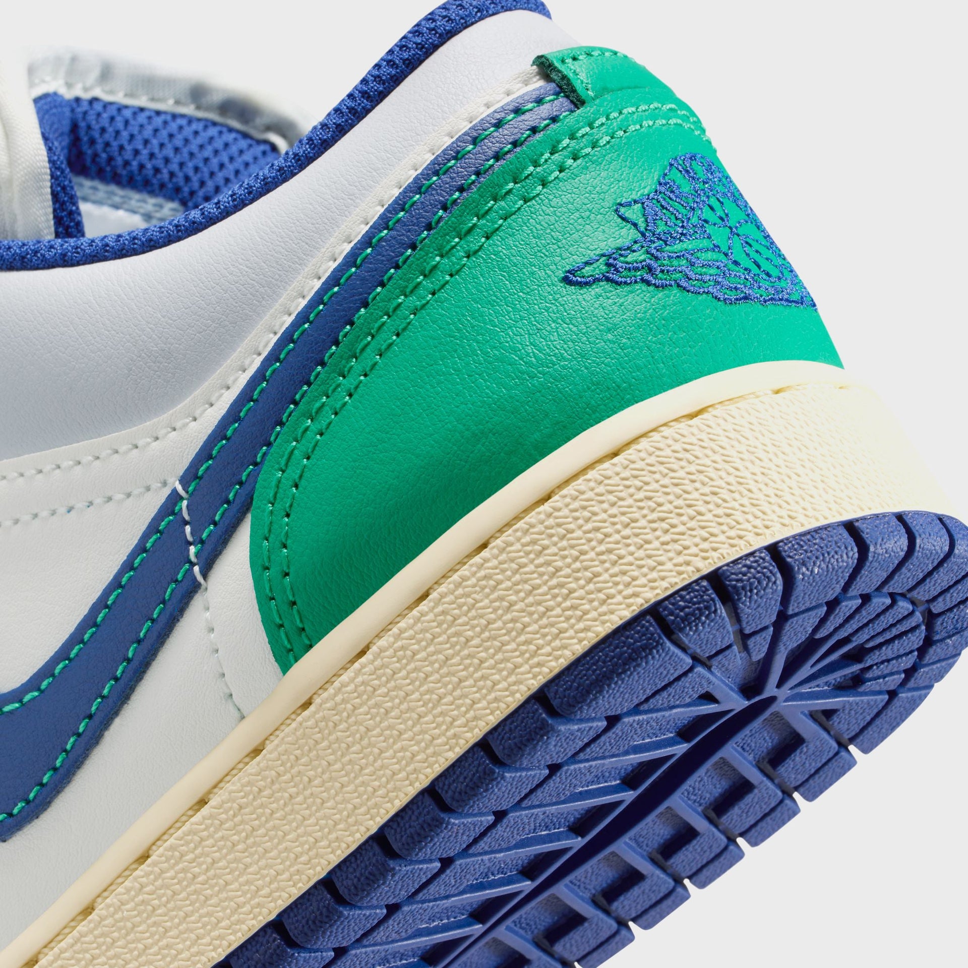 Jordan GS Air Jordan 1 Low - Sail / Deep Royal Blue / Stadium Green
