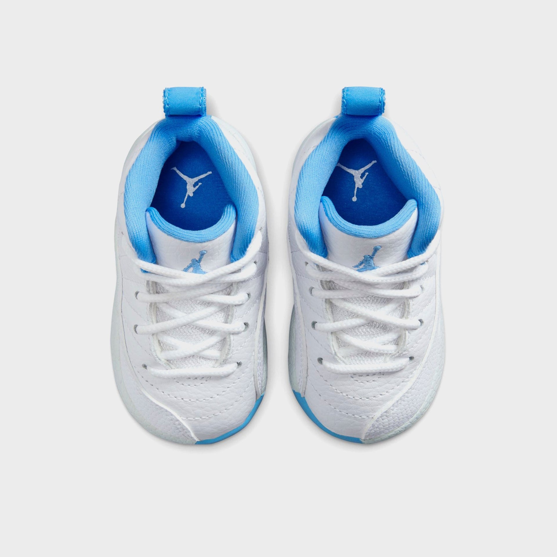 Nike Toddler Jordan 12 Retro - White / Metallic Silver / University Blue
