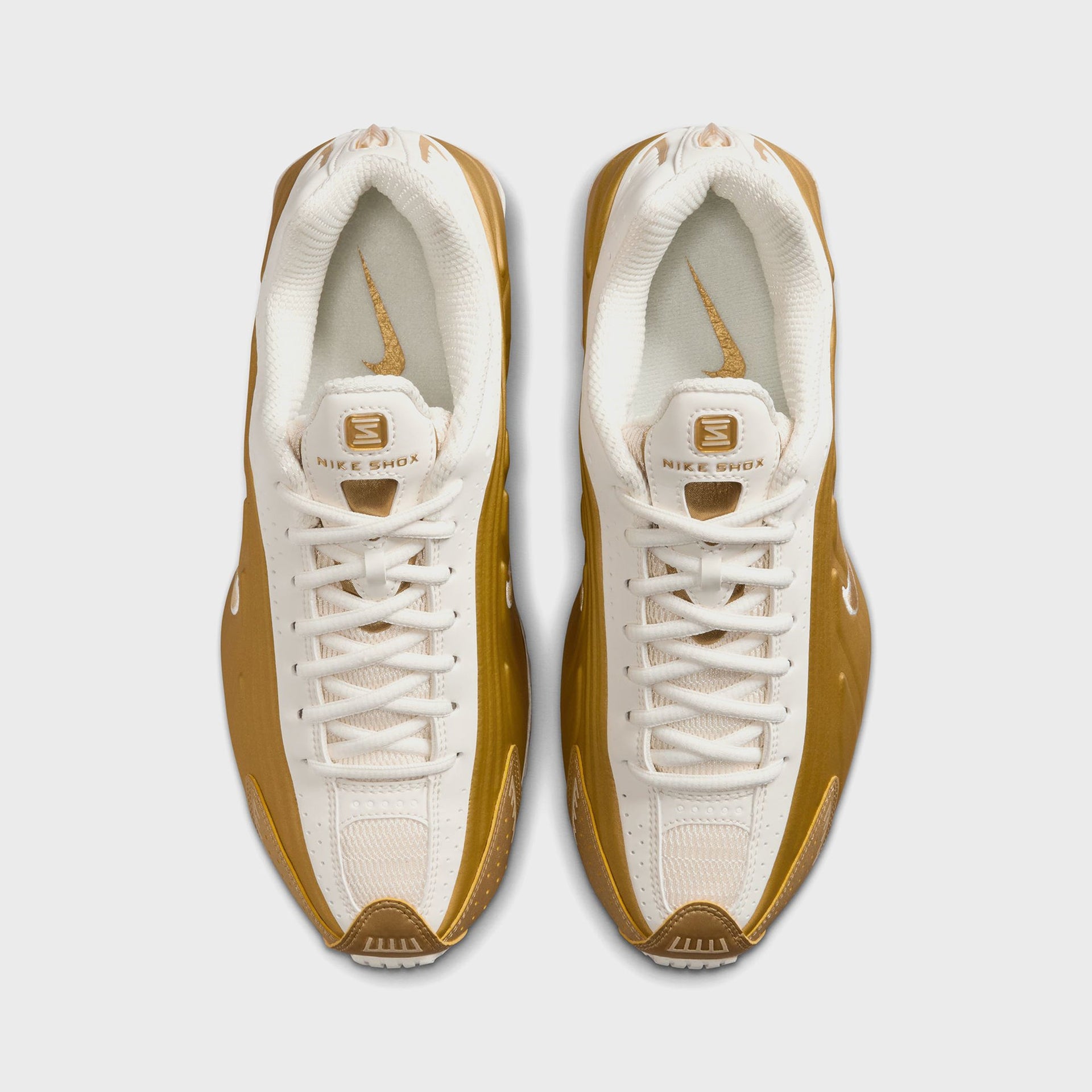 Nike WMNS Shox R4 - Soft Pearl / Metallic Gold