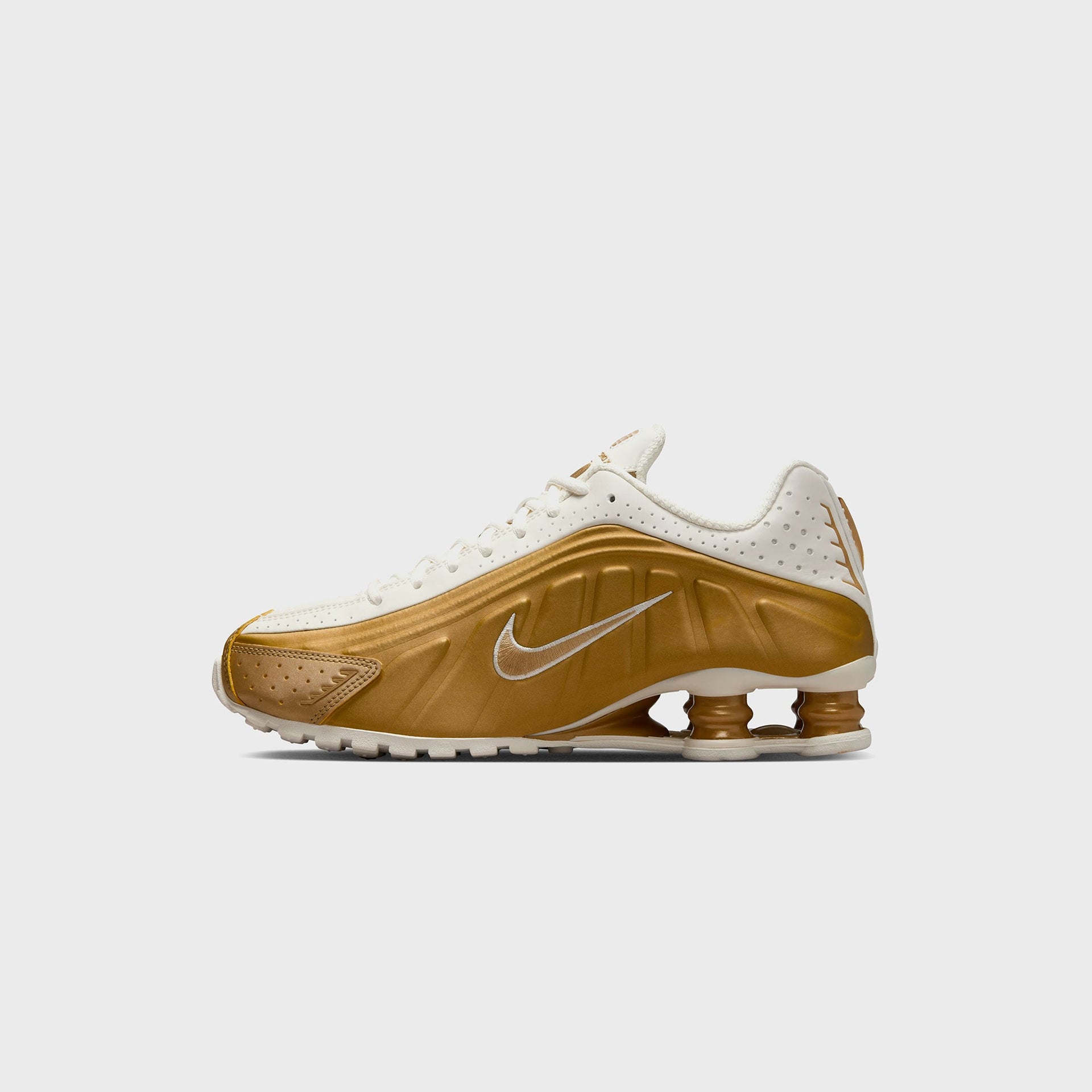 Nike WMNS Shox R4 - Soft Pearl / Metallic Gold