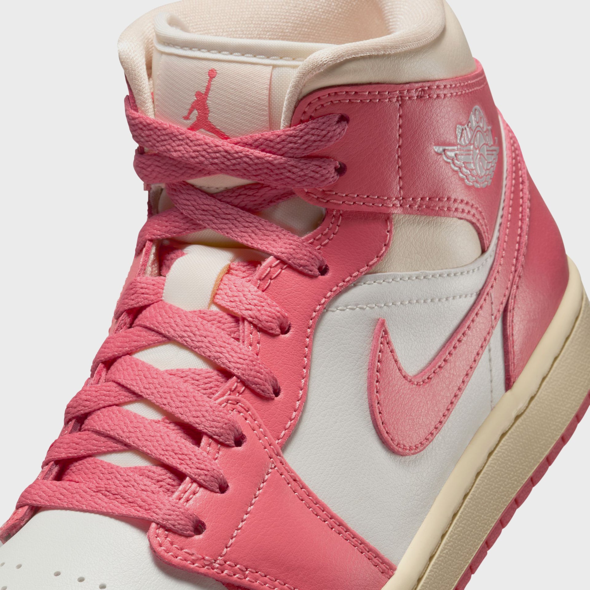Nike Women's Air Jordan 1 Mid - Sail / Guava Ice / Muslin / Pink Salt
