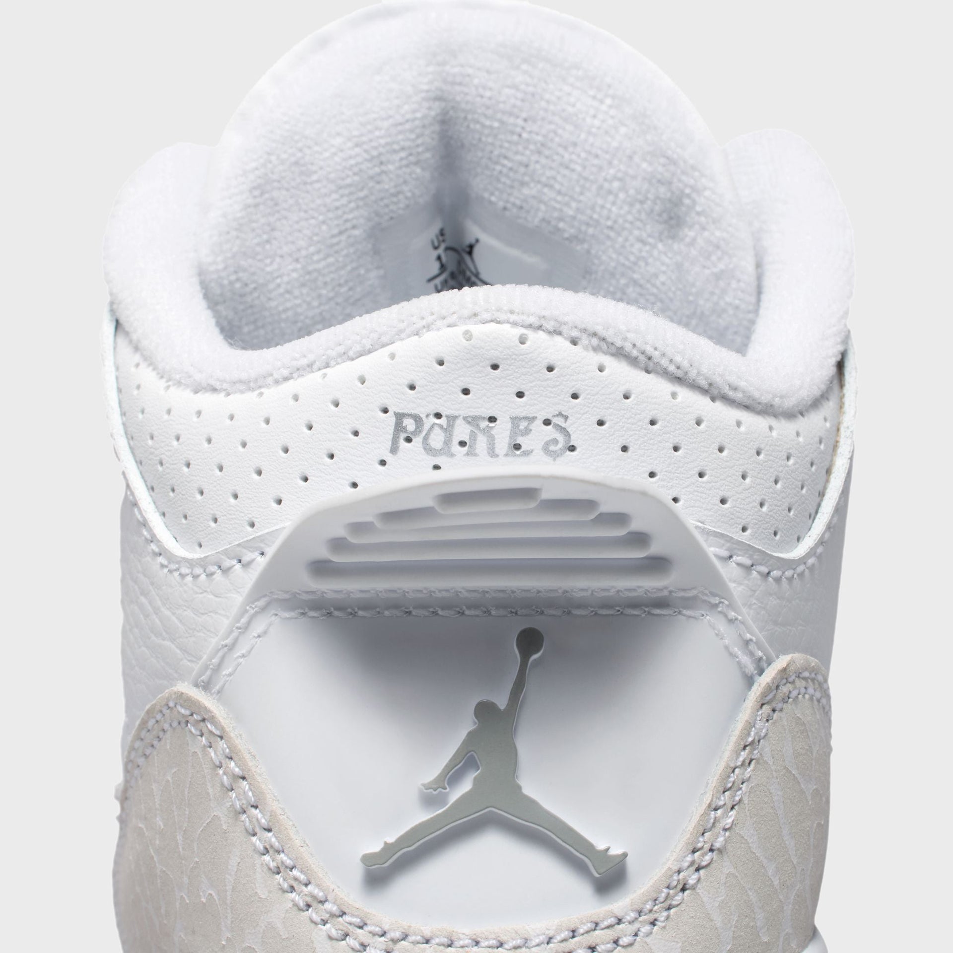 Nike PS Air Jordan 3 Retro - White / Metallic Silver / White
