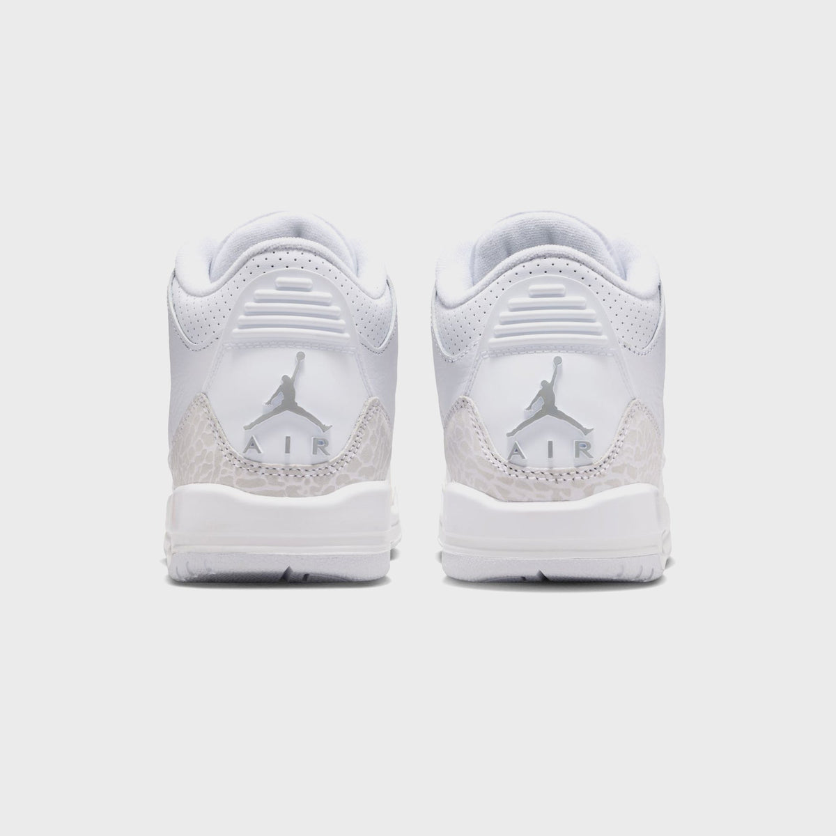 Nike PS Air Jordan 3 Retro - White / Metallic Silver / White