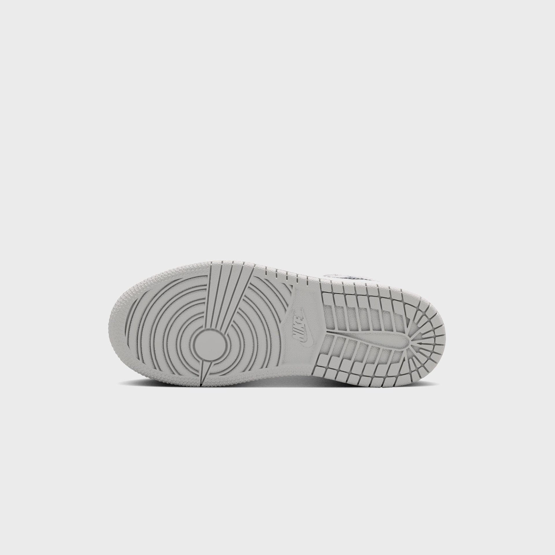 Jordan PS Air Jordan 1 Mid - White / Black / Light Smoke Grey