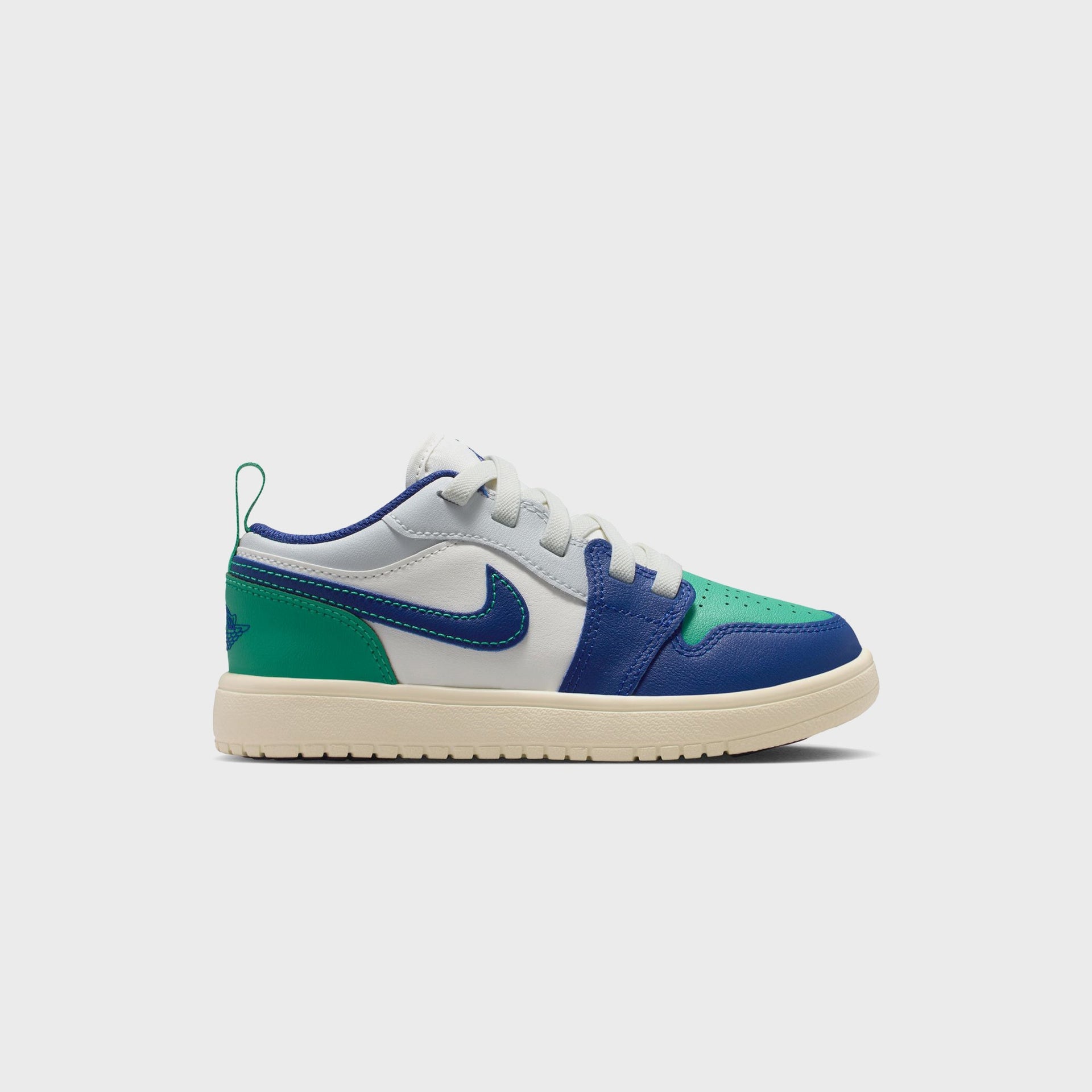 Nike Jordan 1 Low - Sail / Deep Royal Blue / Stadium Green
