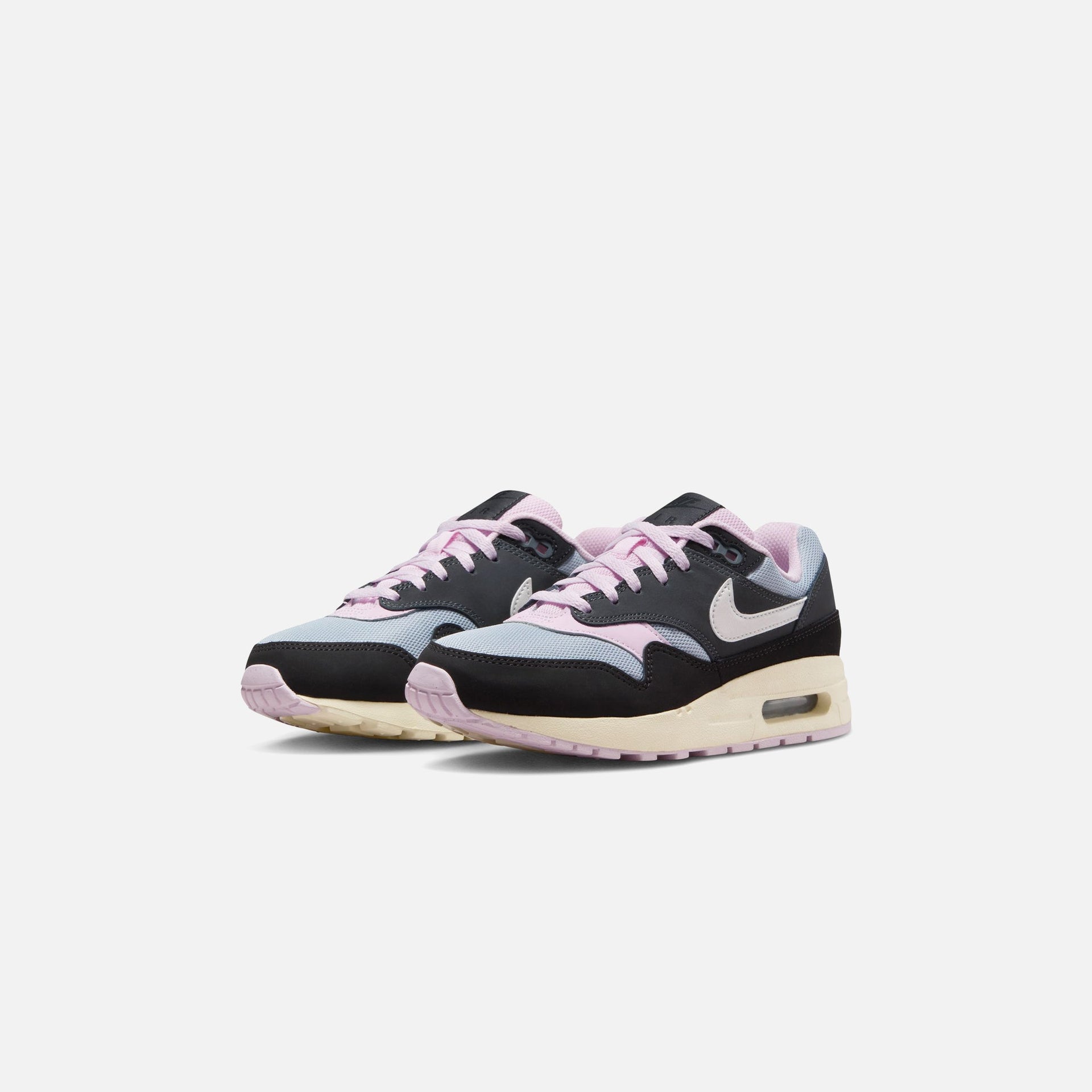 Nike GS Air Max 1 - Noir / Blanc sommet / Anthracite / Mousse rose