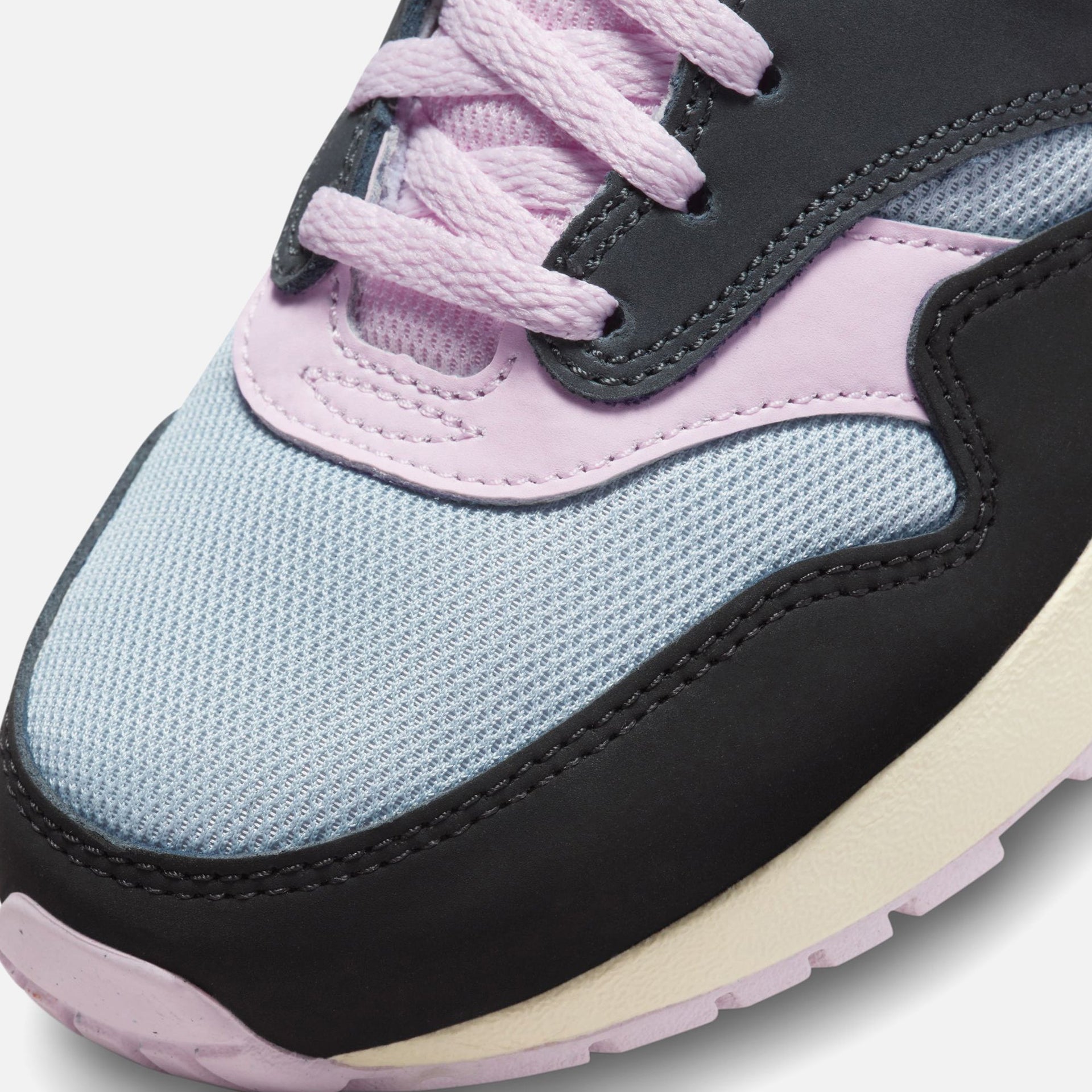 Nike GS Air Max 1 - Noir / Blanc sommet / Anthracite / Mousse rose