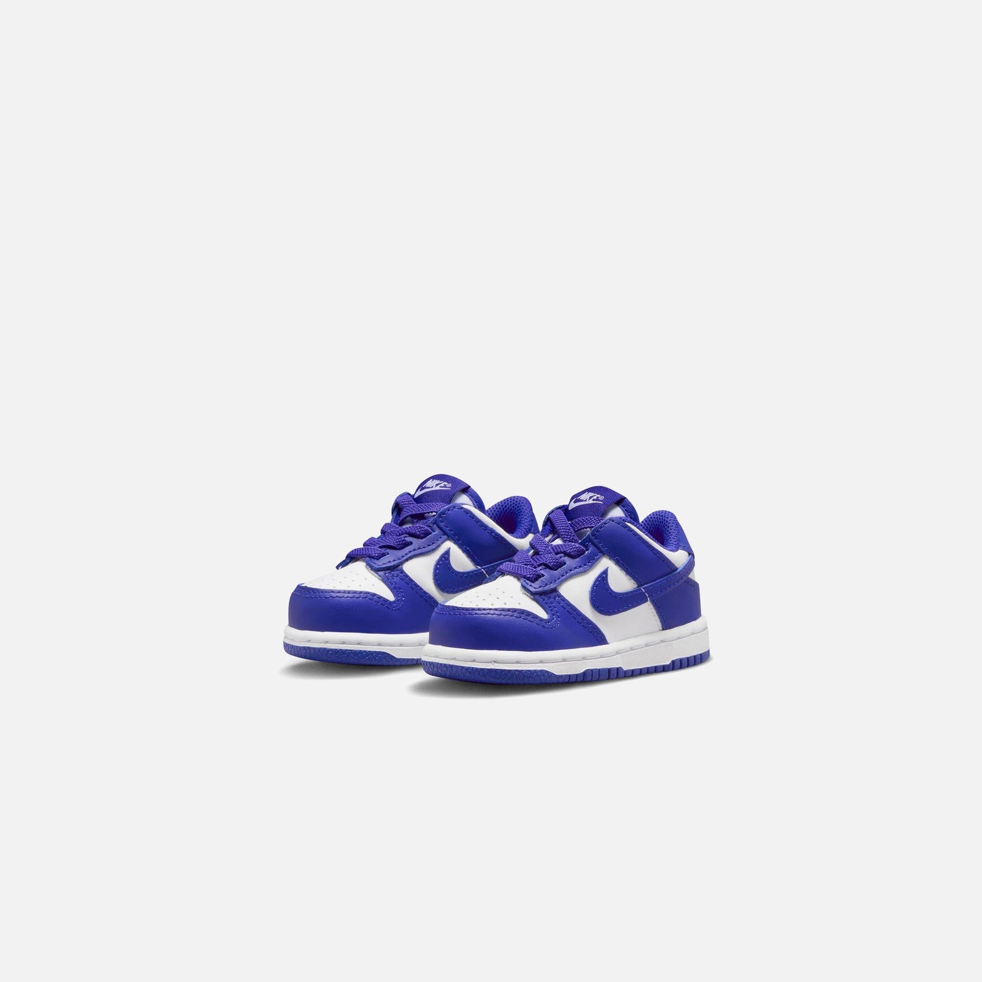 Nike TD Dunk Low - Blanc / Concord / Rouge universitaire