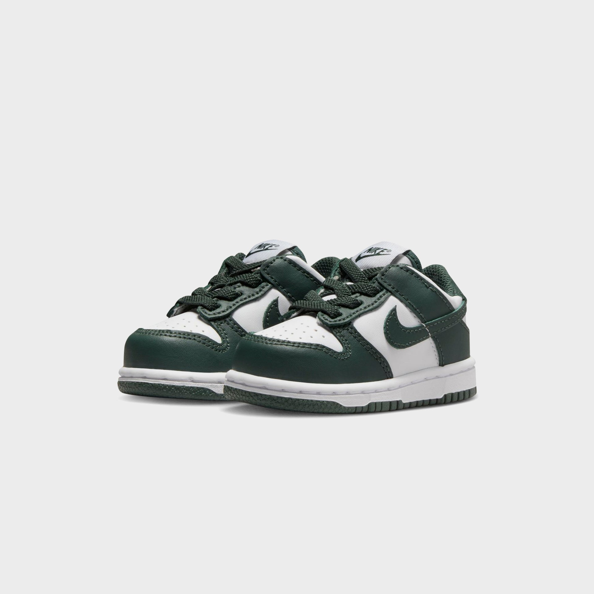 Nike Dunk Low pour tout-petits - Blanc / Vert vintage