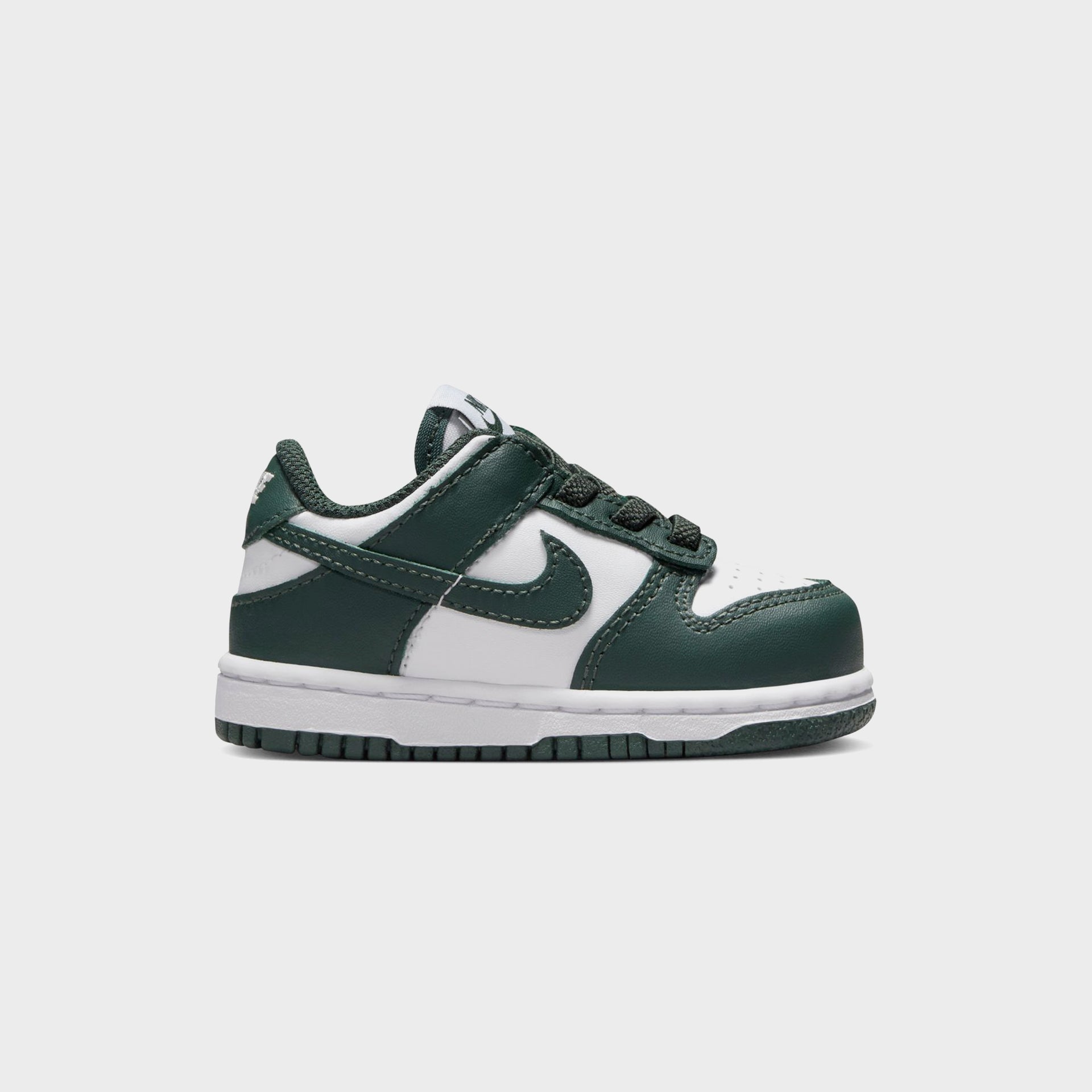 Nike Dunk Low pour tout-petits - Blanc / Vert vintage
