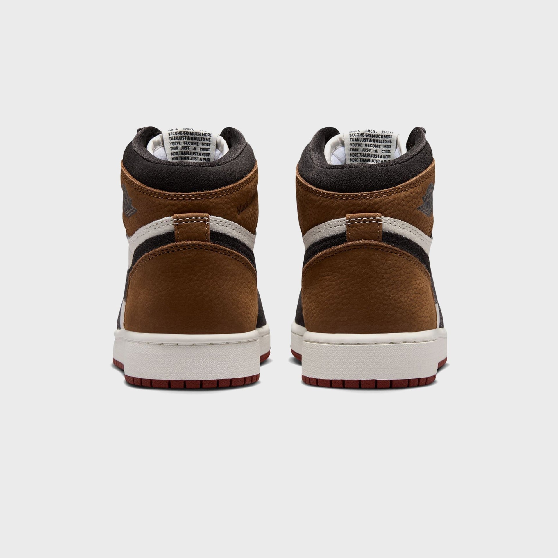 Jordan GS Air Jordan 1 High OG - Shadow Brown / Soft Pearl / Light British Tan / Team Red