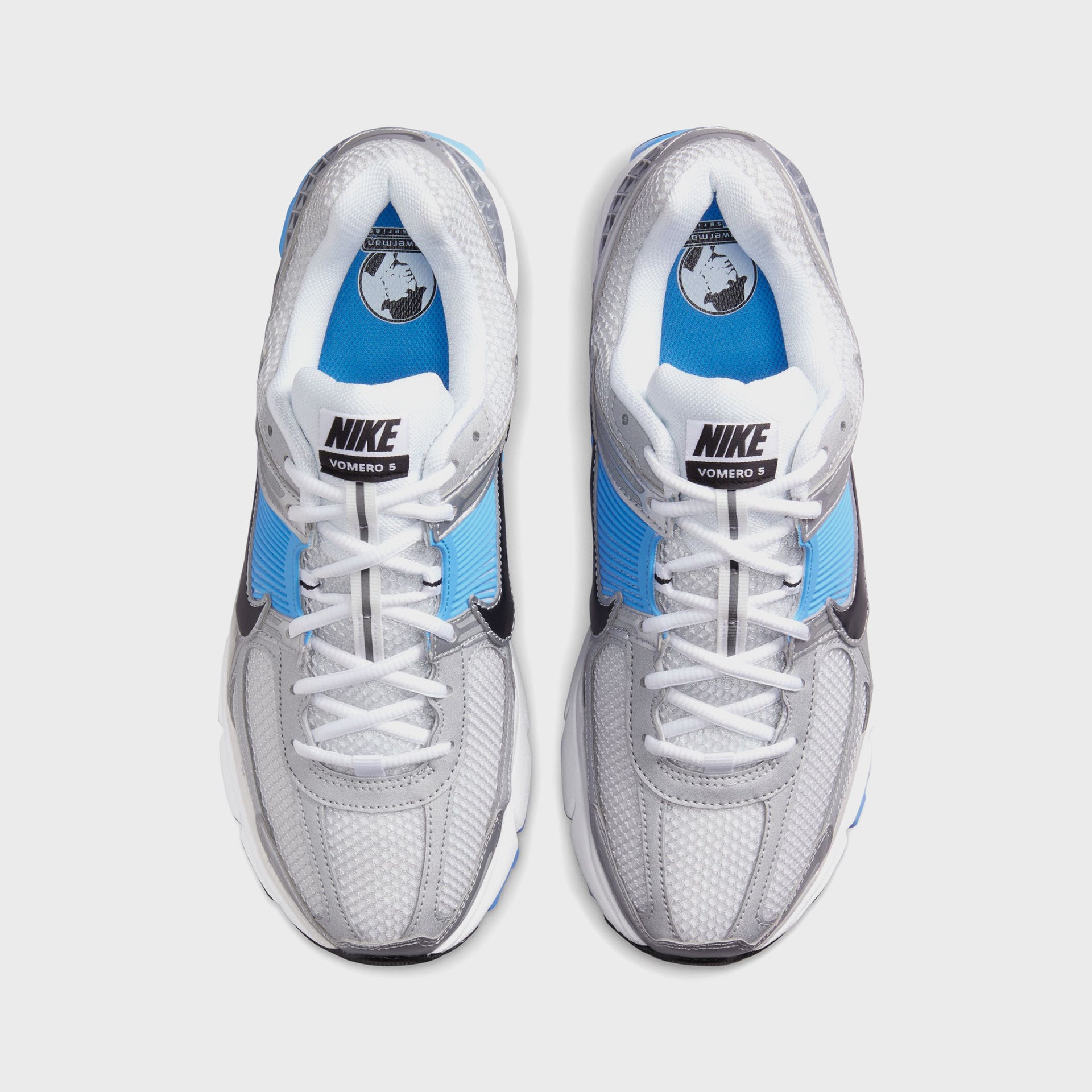 Nike Zoom Vomero 5 - White / Pure Platinum / University Blue / Black