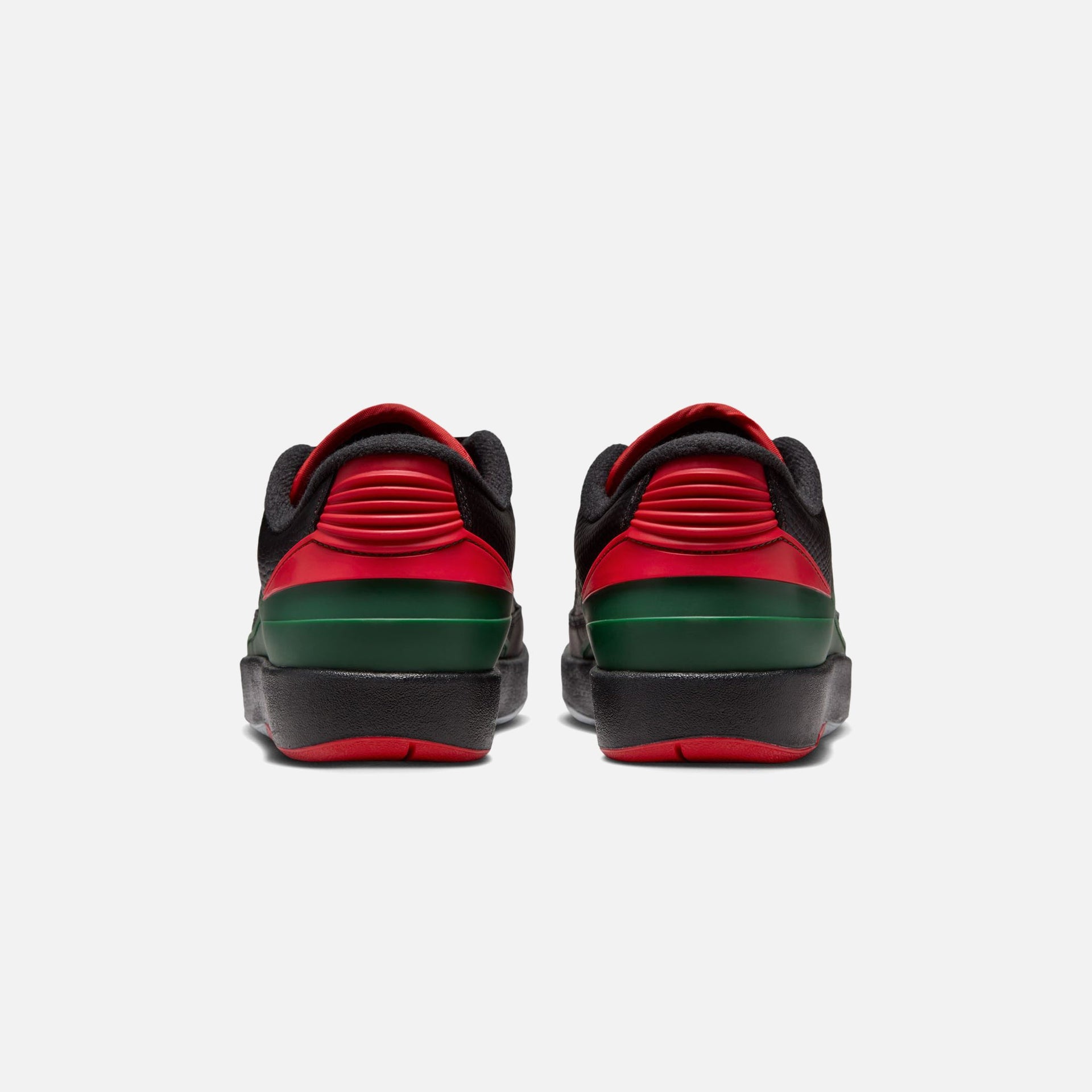Nike Grade School Air Jordan 2 Retro Low - Black / Fire Red / Fir / Cement Grey