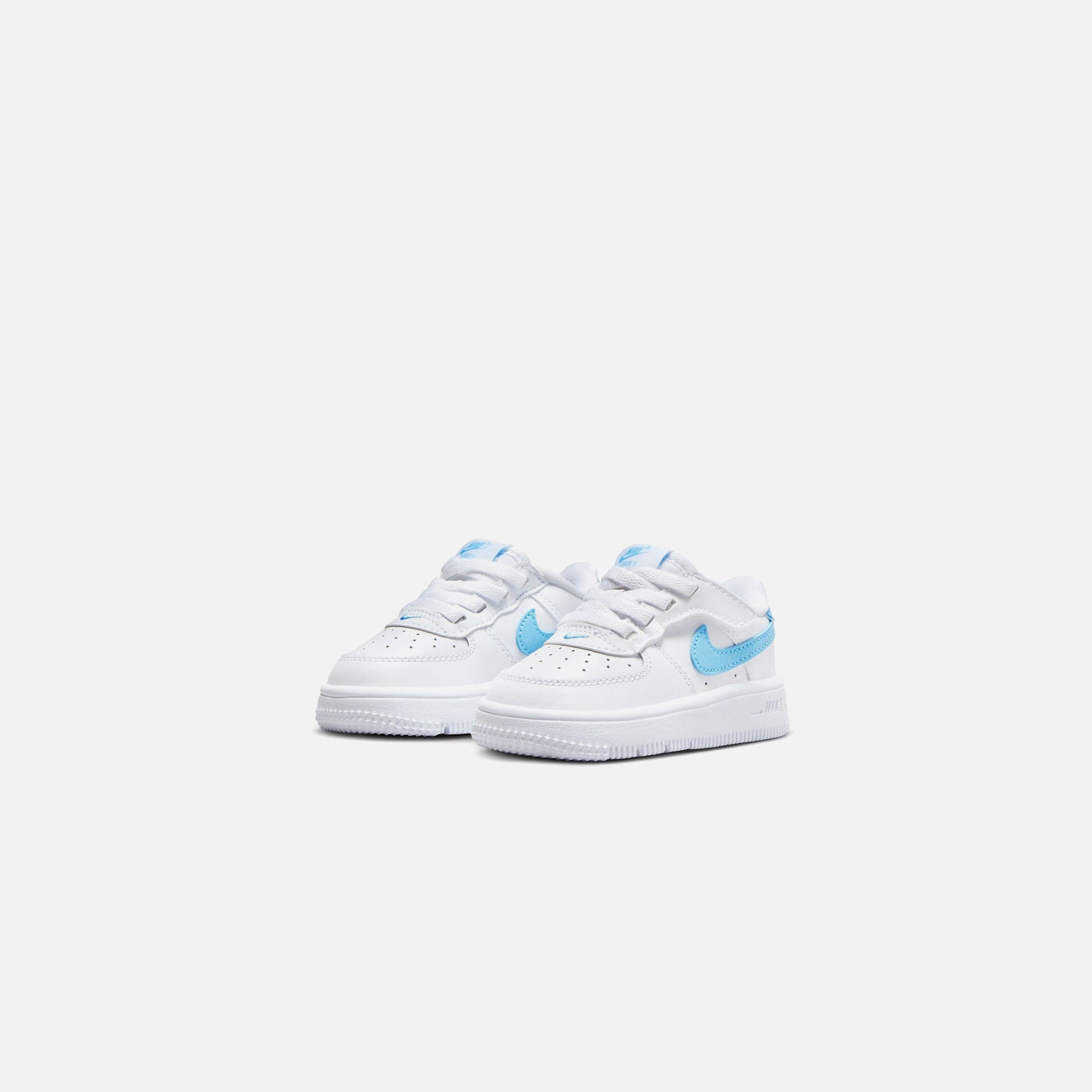 Nike TD Force 1 Low Easyon - Blanc / Bleu Verseau / Blanc