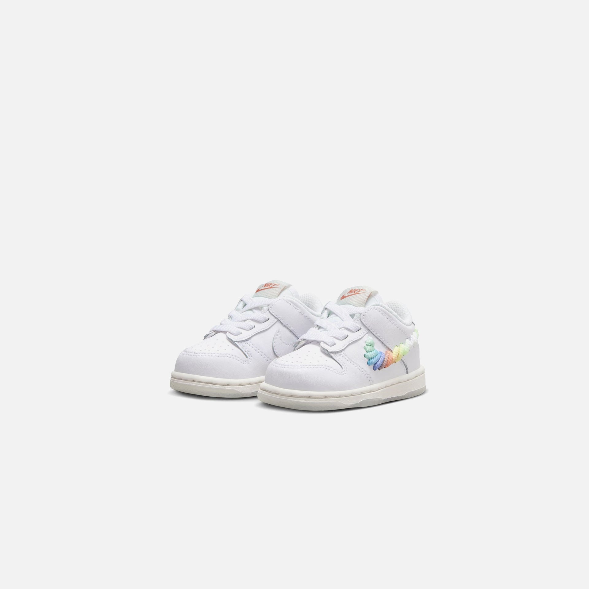 Nike TD Dunk Low - Blanc / Bleu glacier