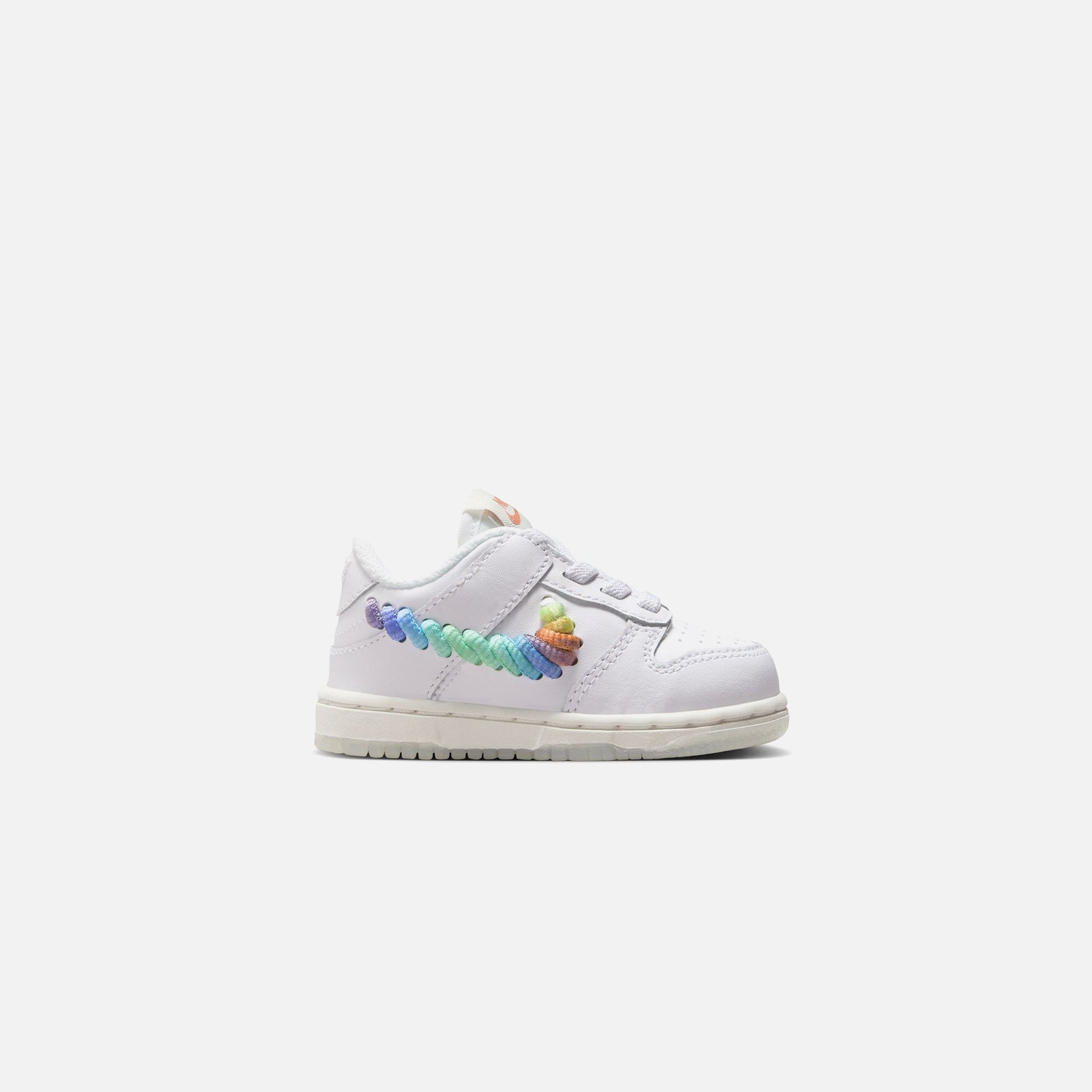 Nike TD Dunk Low - Blanc / Bleu glacier