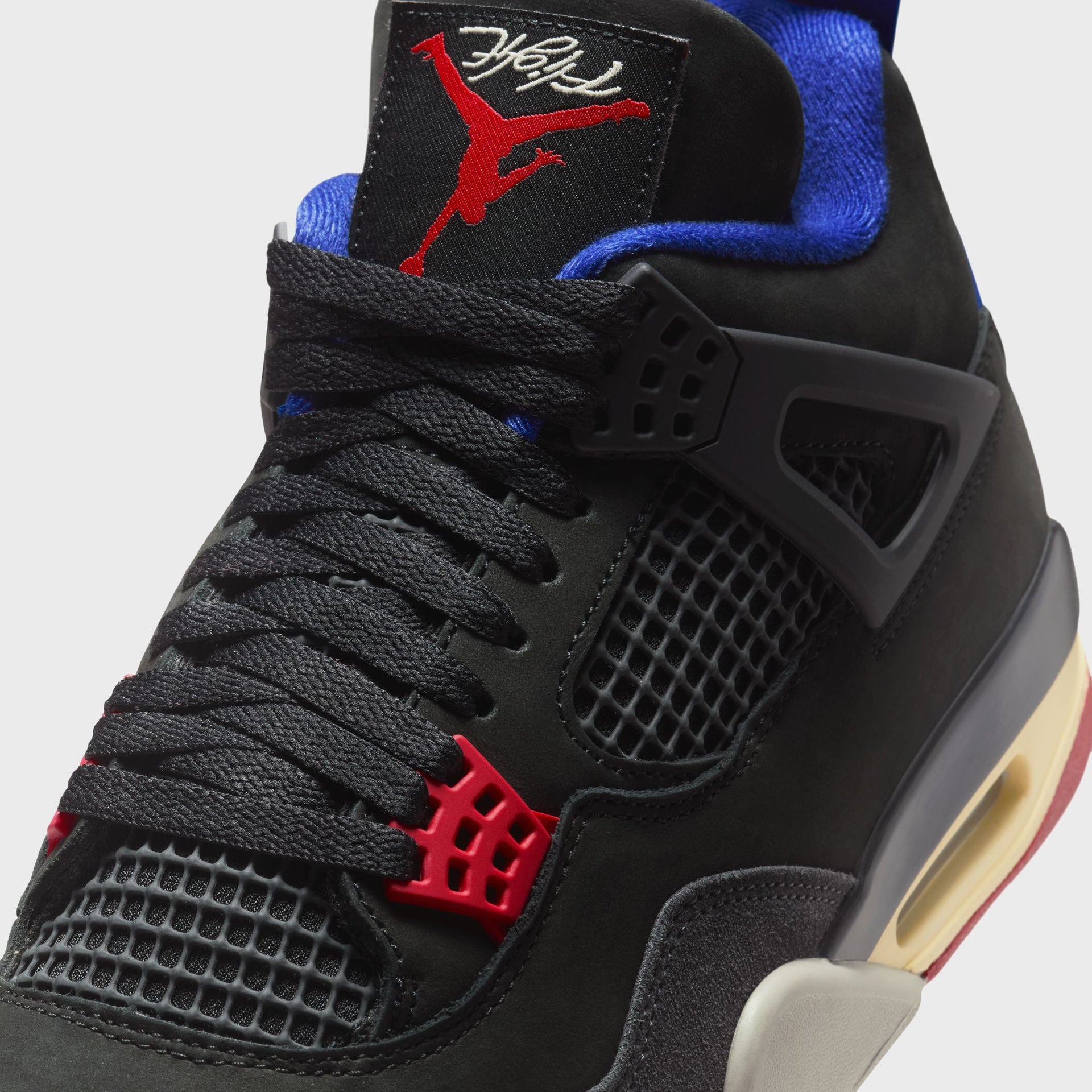 Jordan Air Jordan 4 Retro OG - Black / Fire Red / Deep Royal Blue /  Dark Smoke Grey / Tech Grey