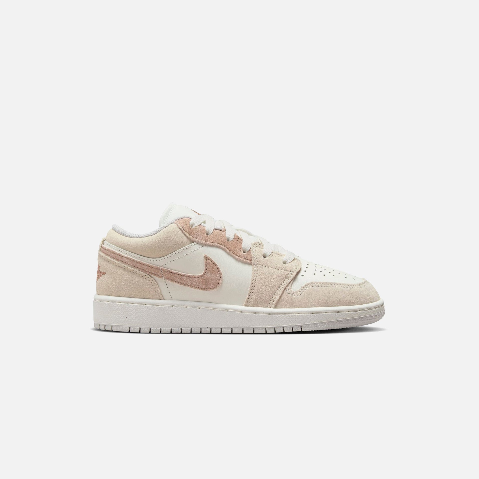 Nike GS Air Jordan 1 Low SE - Legend Light Brown / Archaeo Brown  / Sail / Neutral Grey