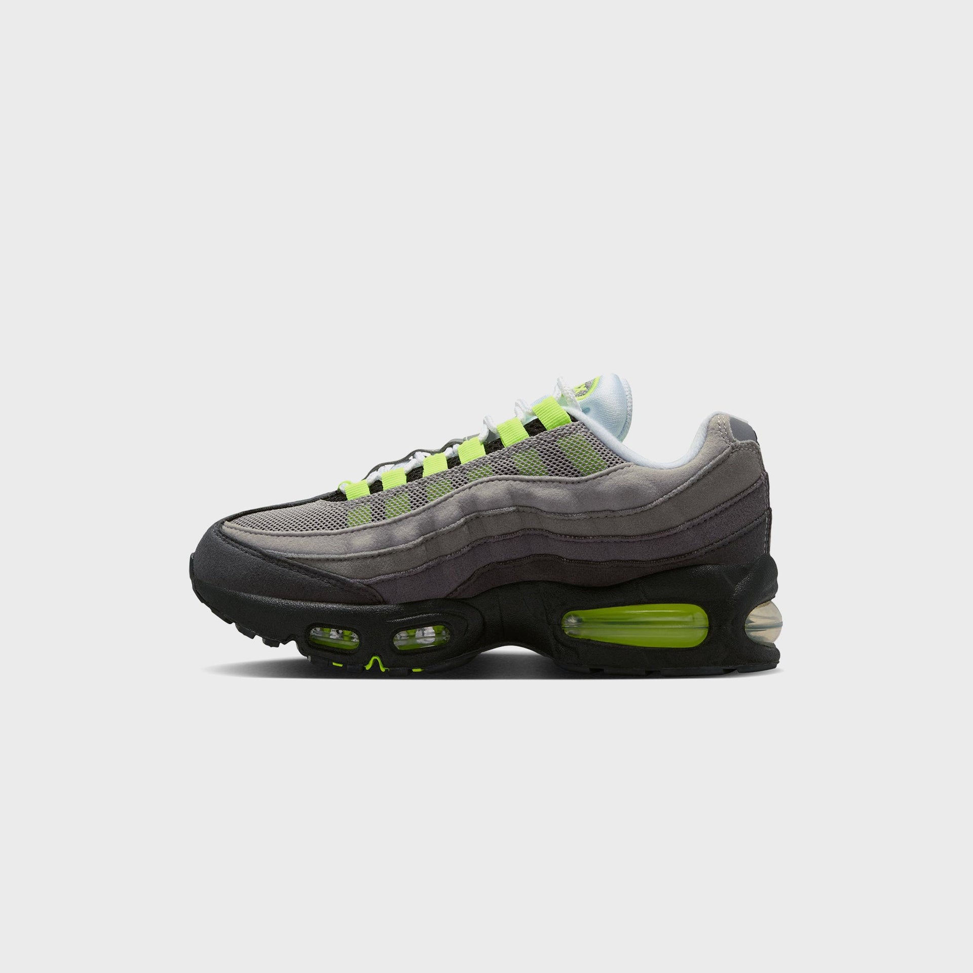 Nike GS Air Max 95 - Black / Anthracite / Light Graphite / Neon Yellow