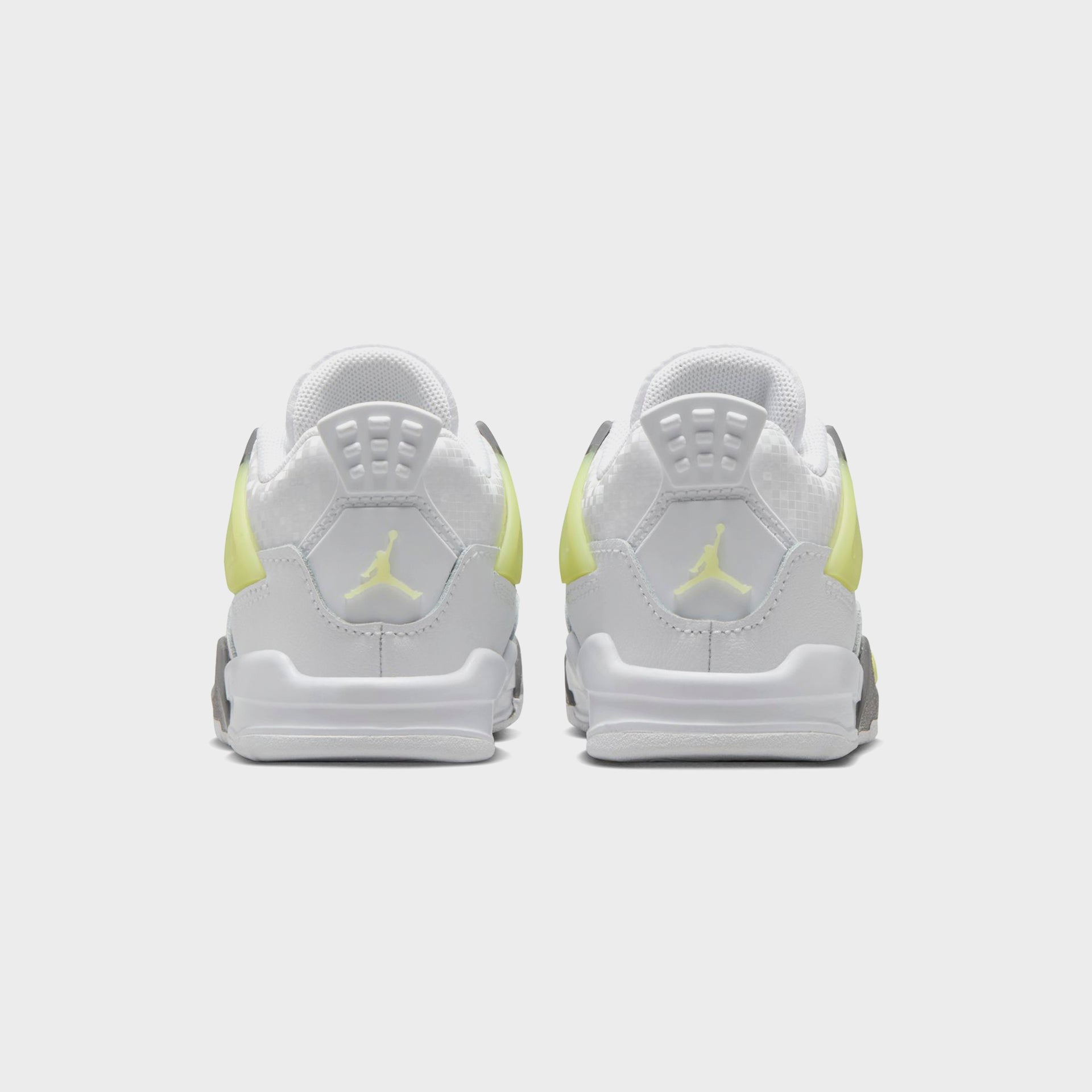 Jordan TD Air Jordan 4 Retro - White / Light Lemon Twist / Light Graphite