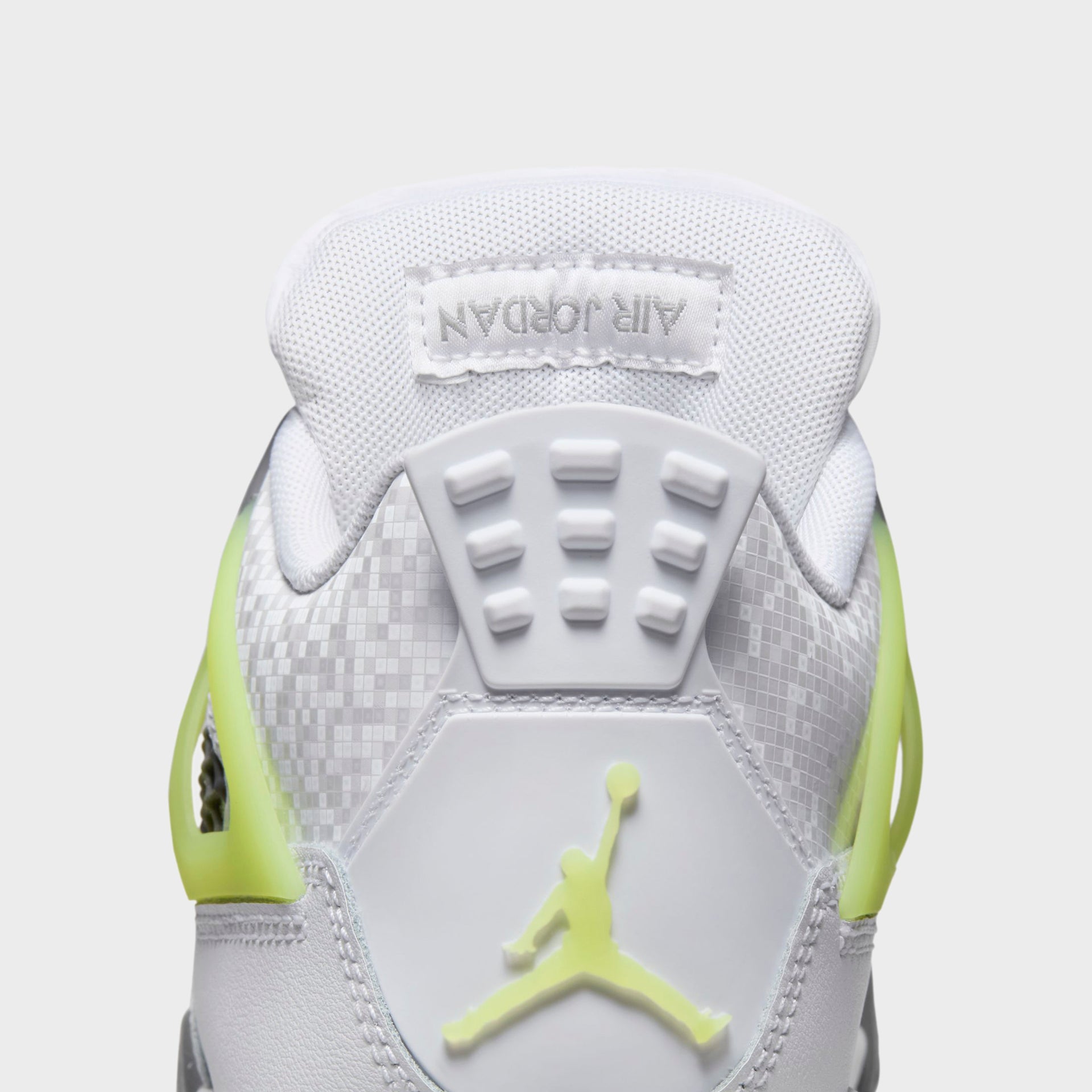 Jordan GS Air Jordan 4 Retro - White / Light Lemon Twist / Light Graphite