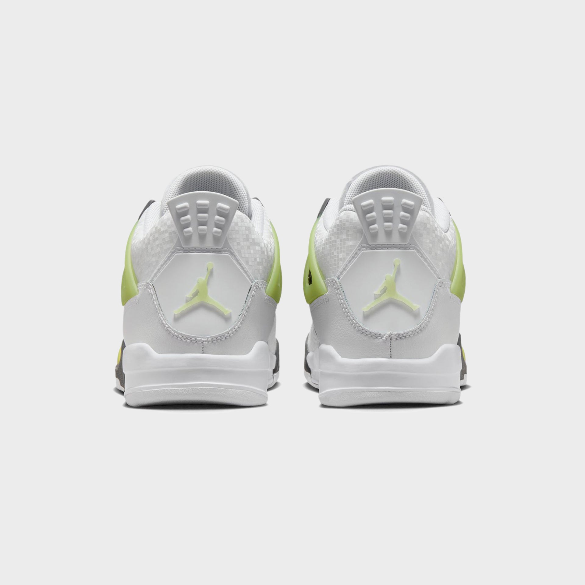 Jordan PS Air Jordan 4 Retro - White / Light Lemon Twist / Light Graphite