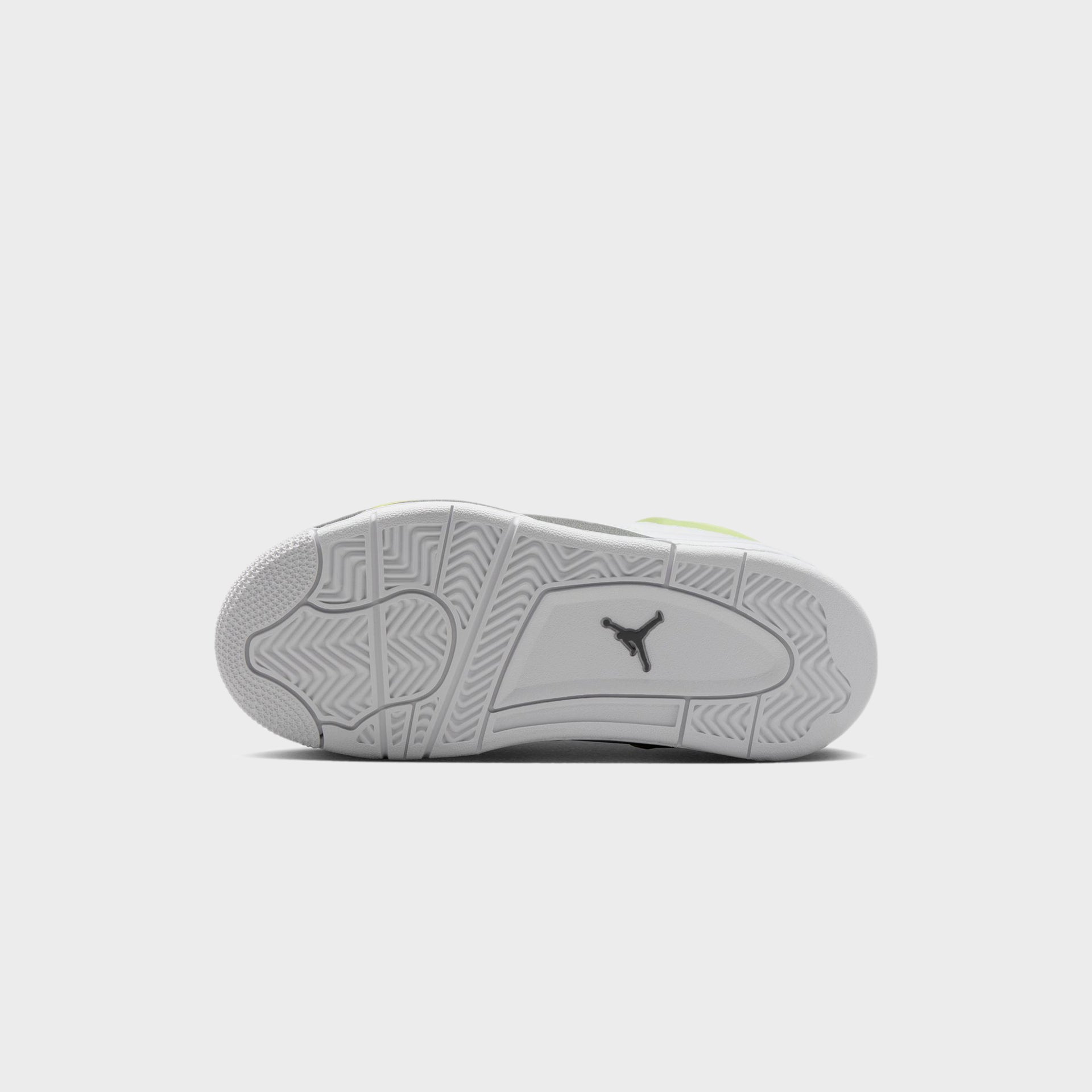 Jordan PS Air Jordan 4 Retro - White / Light Lemon Twist / Light Graphite