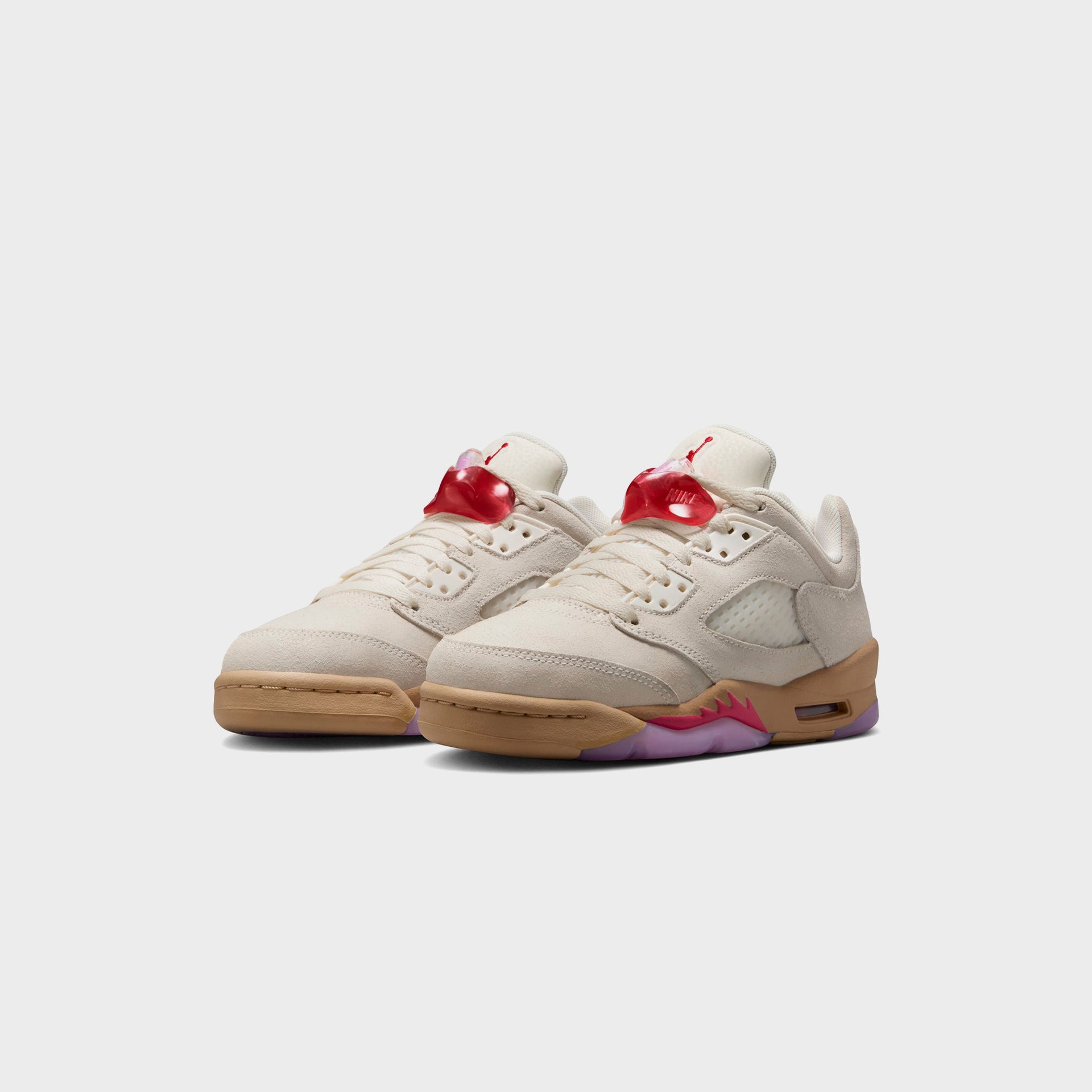 Jordan GS Air Jordan 5 Retro Low - Pale Ivory / Fusion Red / Desert