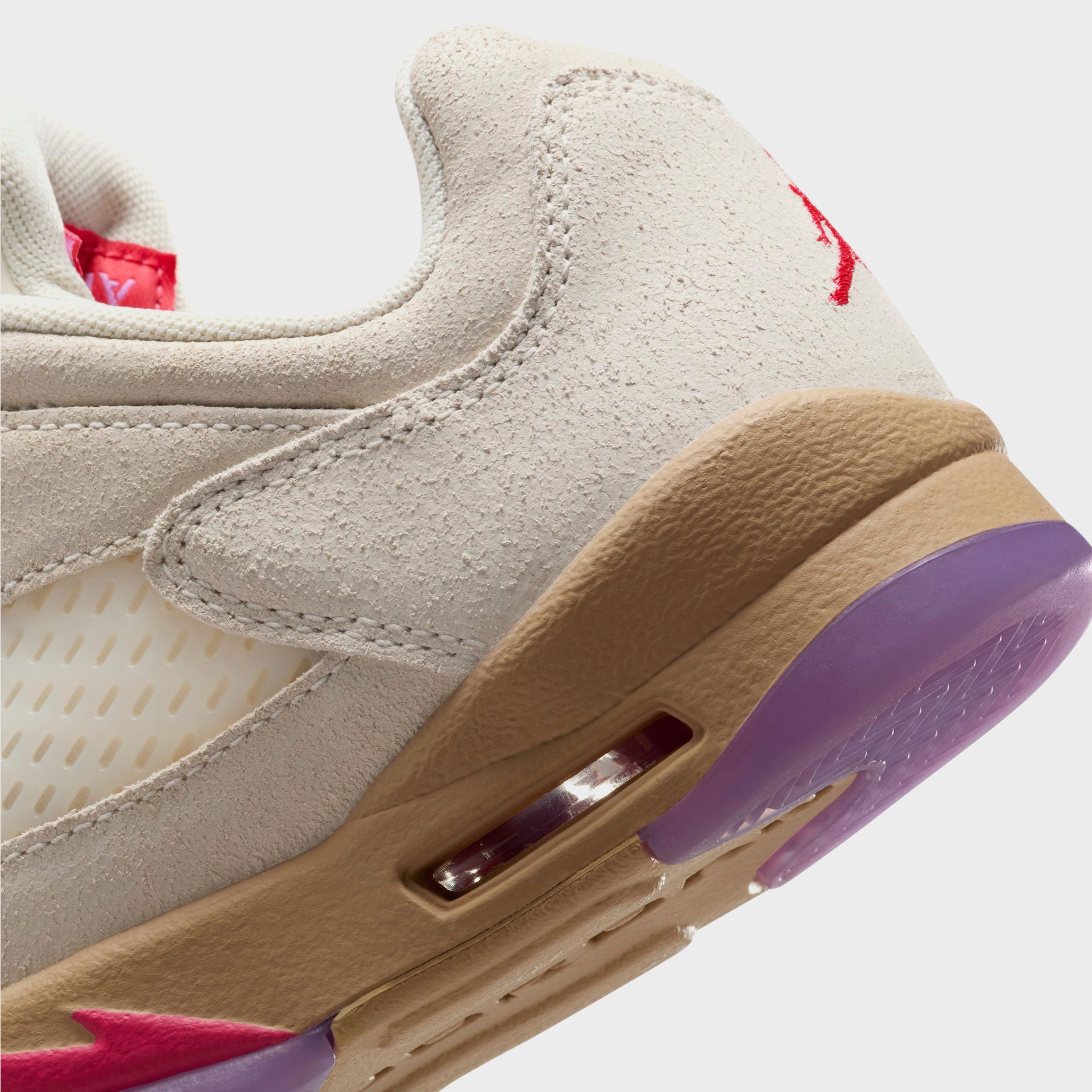 Jordan GS Air Jordan 5 Retro Low - Pale Ivory / Fusion Red / Desert