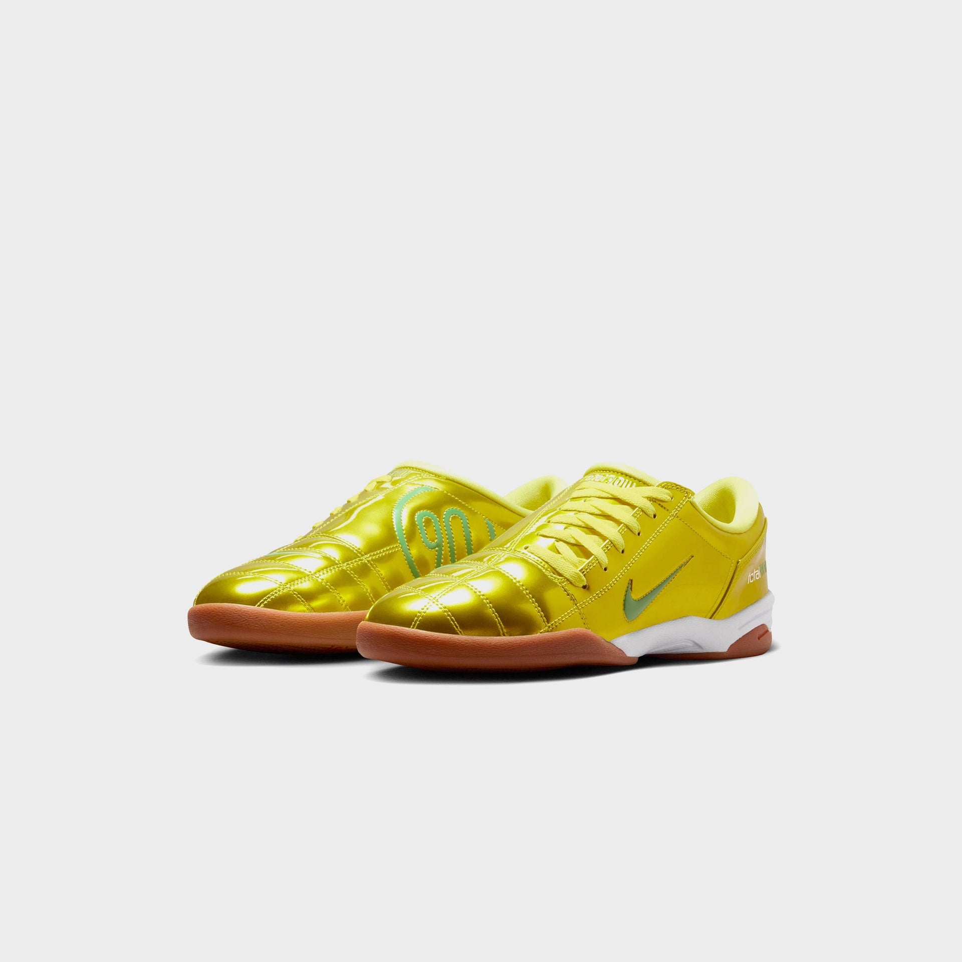 Nike T90 SP - Jaune dynamique / Vert scintillant / Gomme / Marron moyen