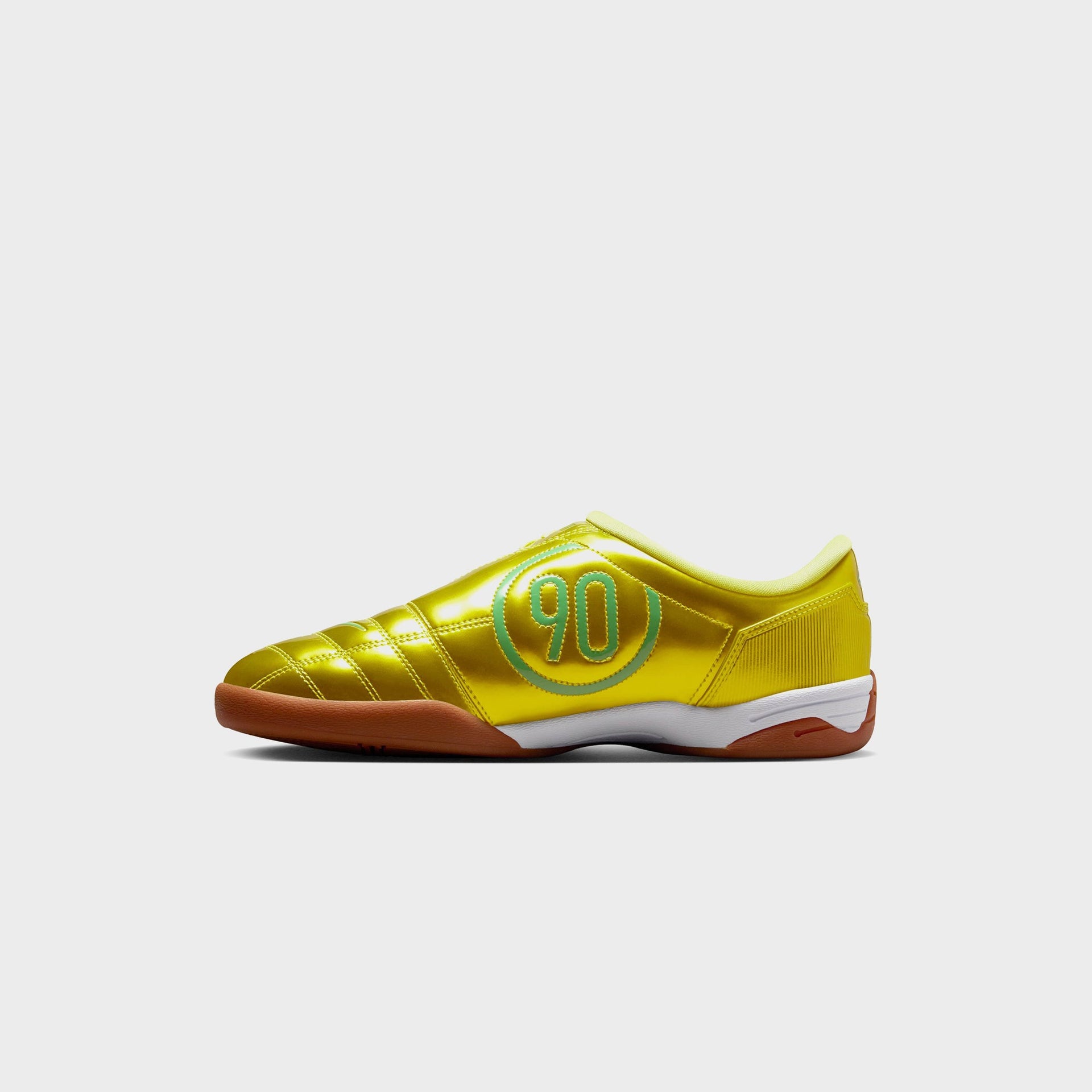 Nike T90 SP - Jaune dynamique / Vert scintillant / Gomme / Marron moyen