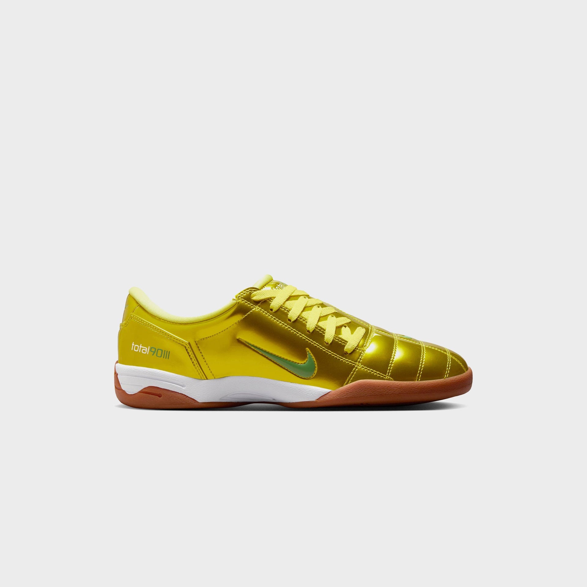 Nike T90 SP - Jaune dynamique / Vert scintillant / Gomme / Marron moyen