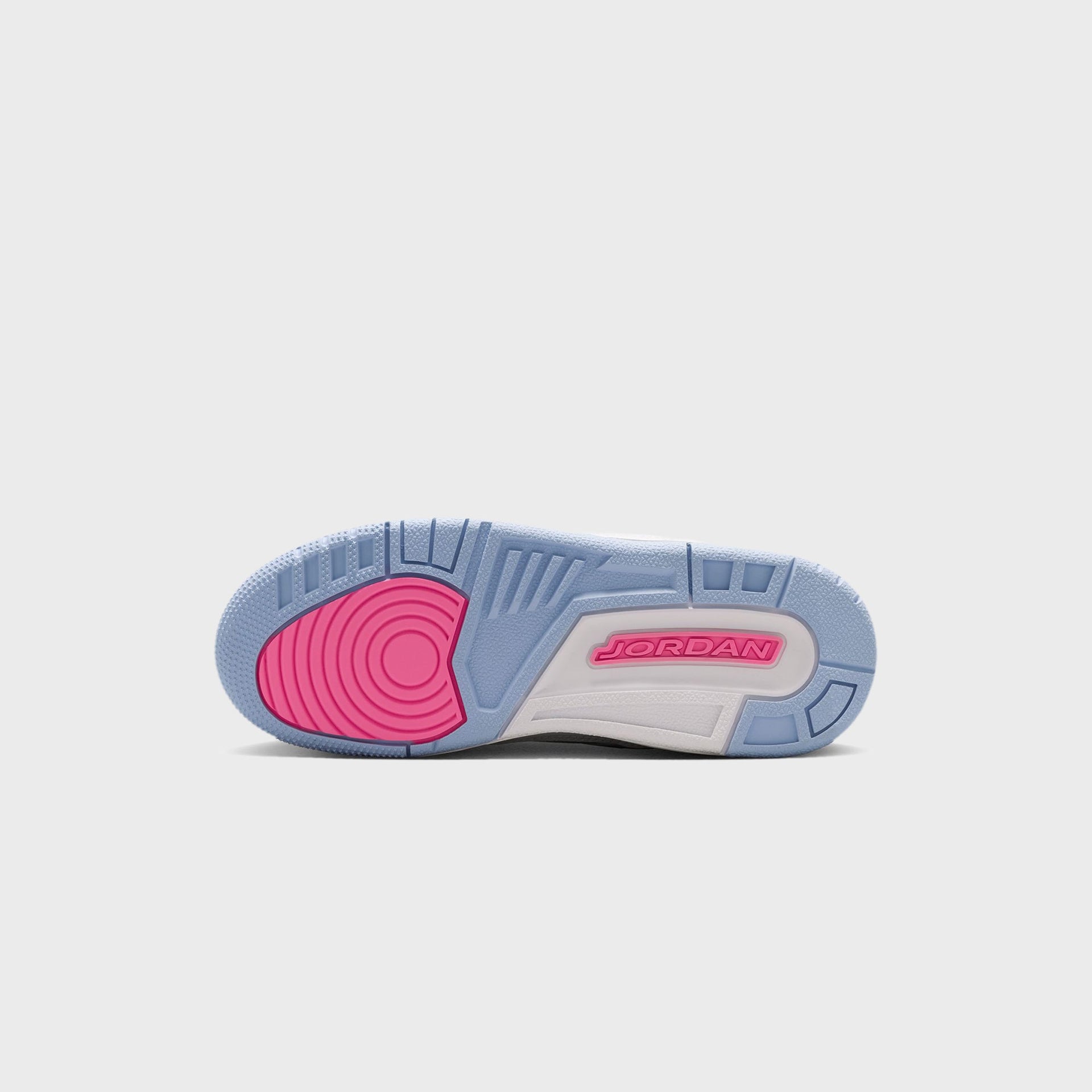 Nike GS Air Jordan 3 Retro - White / Cobalt Bliss / Football grey / Pink Glow