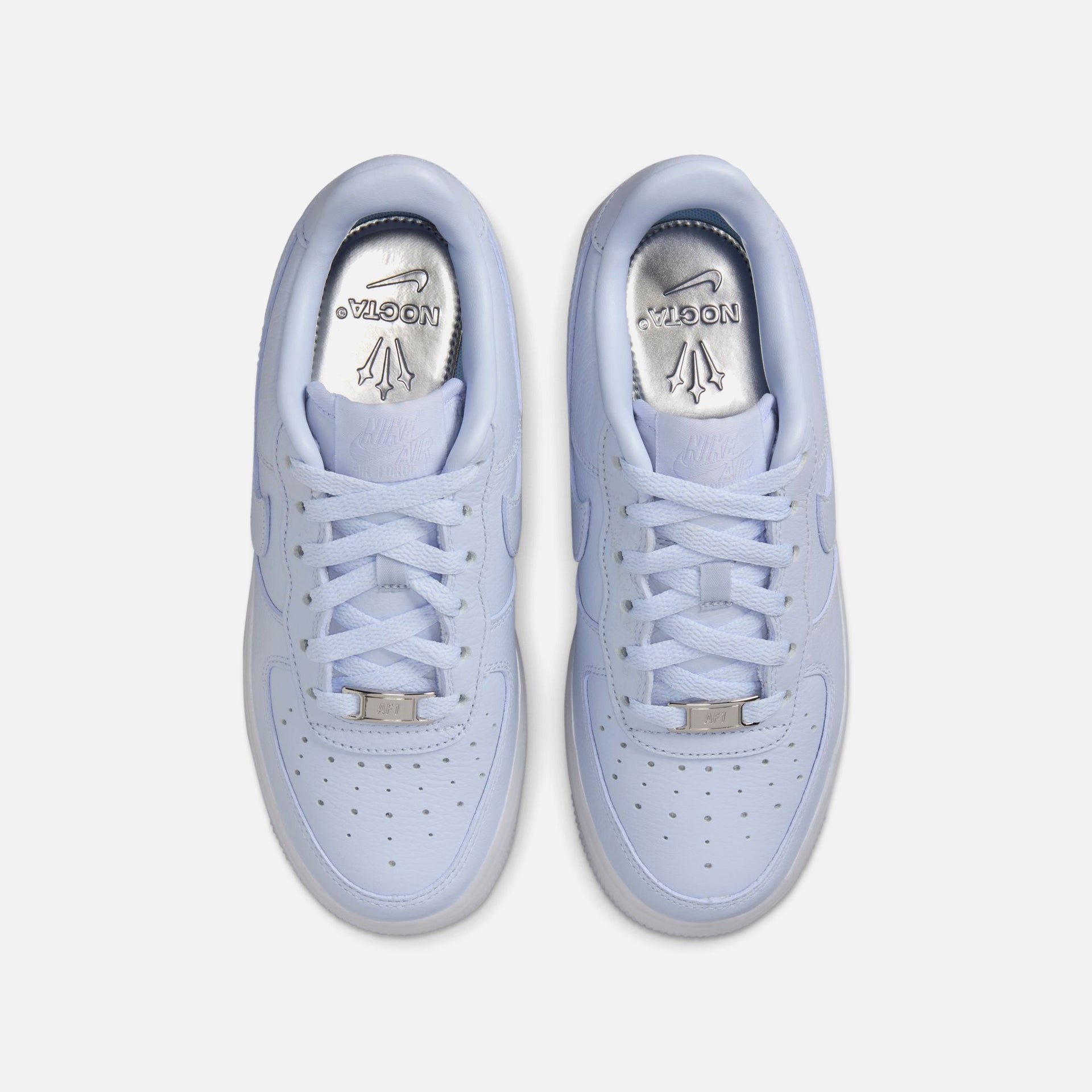 Nike x NOCTA GS Air Force 1 Low - Violet pâle / Teinte cobalt / Argent métallisé