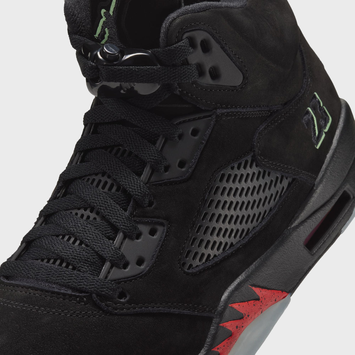 Jordan Air Jordan 5 Retro - Black / Picante Red / Glow In The Dark / Multi Color