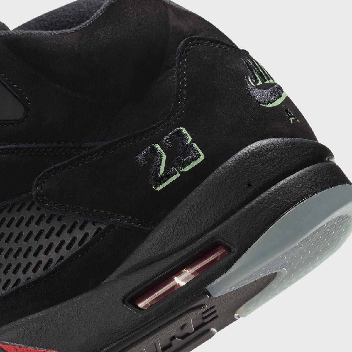 Jordan Air Jordan 5 Retro - Black / Picante Red / Glow In The Dark / Multi Color