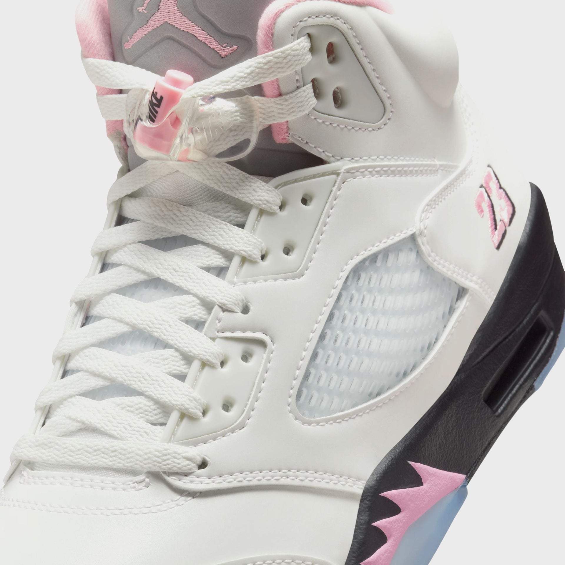 Jordan Air Jordan 5 Retro OG - White / Medium Soft Pink / Black
