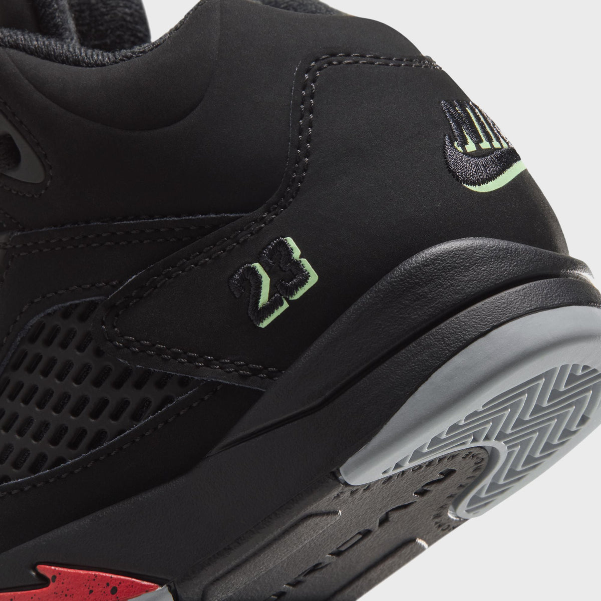 Jordan PS Jordan 5 Retro - Black / Picante Red / Glow In The Dark / Multi Color
