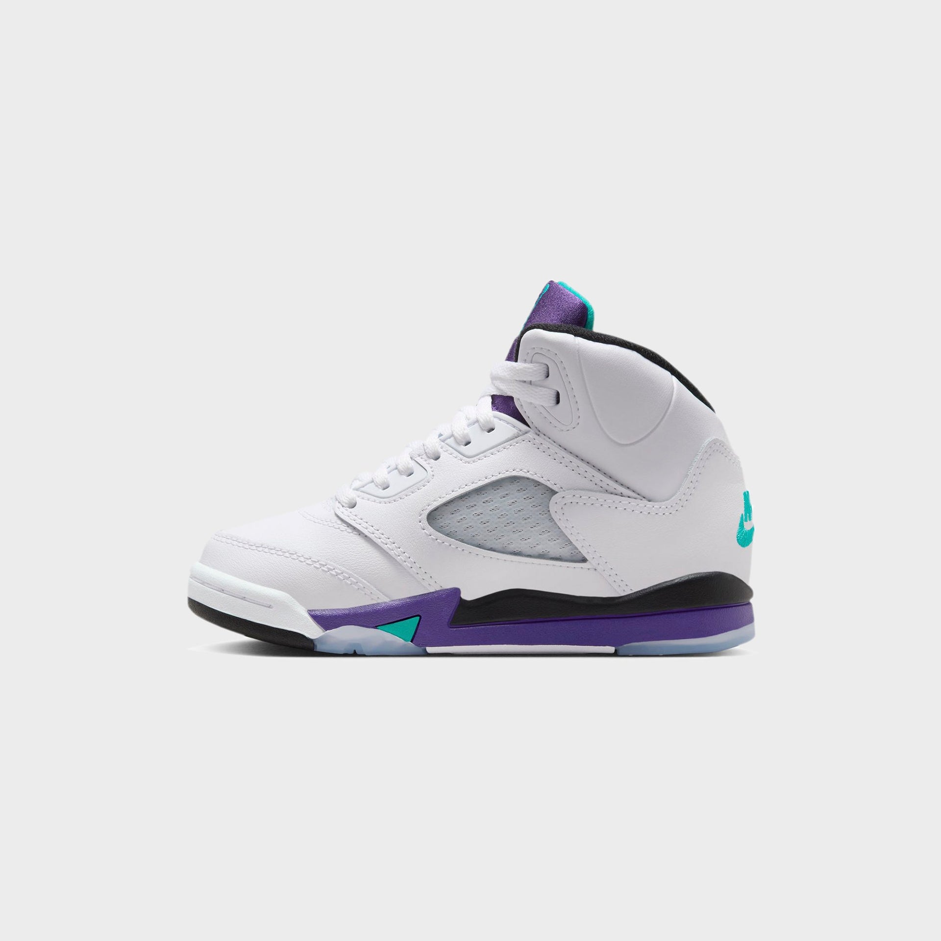 Nike PS Air Jordan 5 - Black / New Emerald / Grape Ice