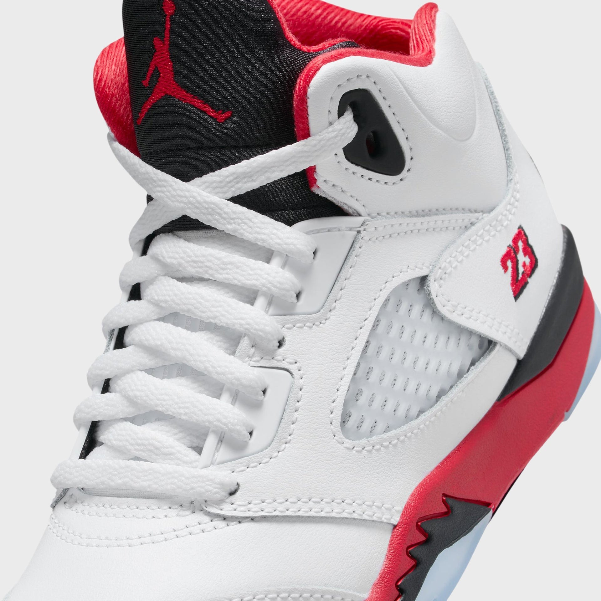 Nike PS Air Jordan 5 Retro OG - White / Fire Red / Black