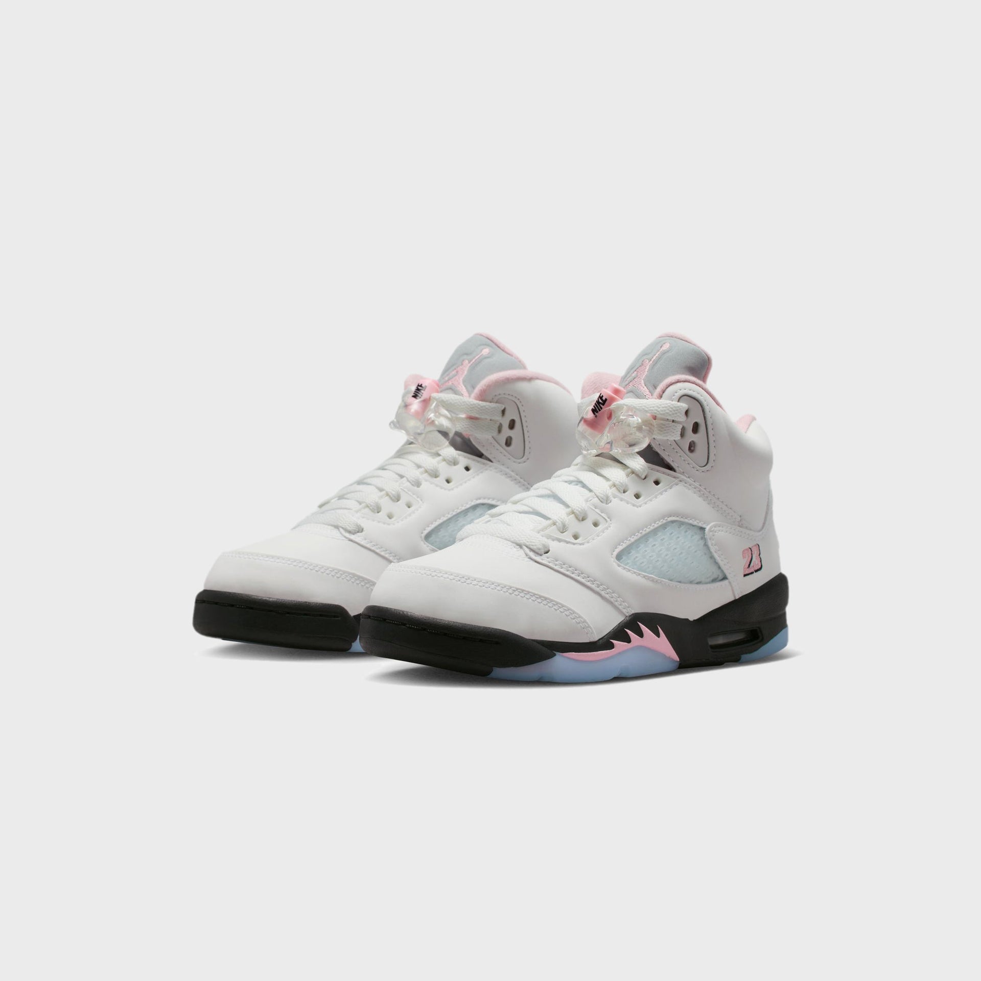 Jordan GS Air Jordan 5 Retro OG - White / Medium Soft Pink / Black