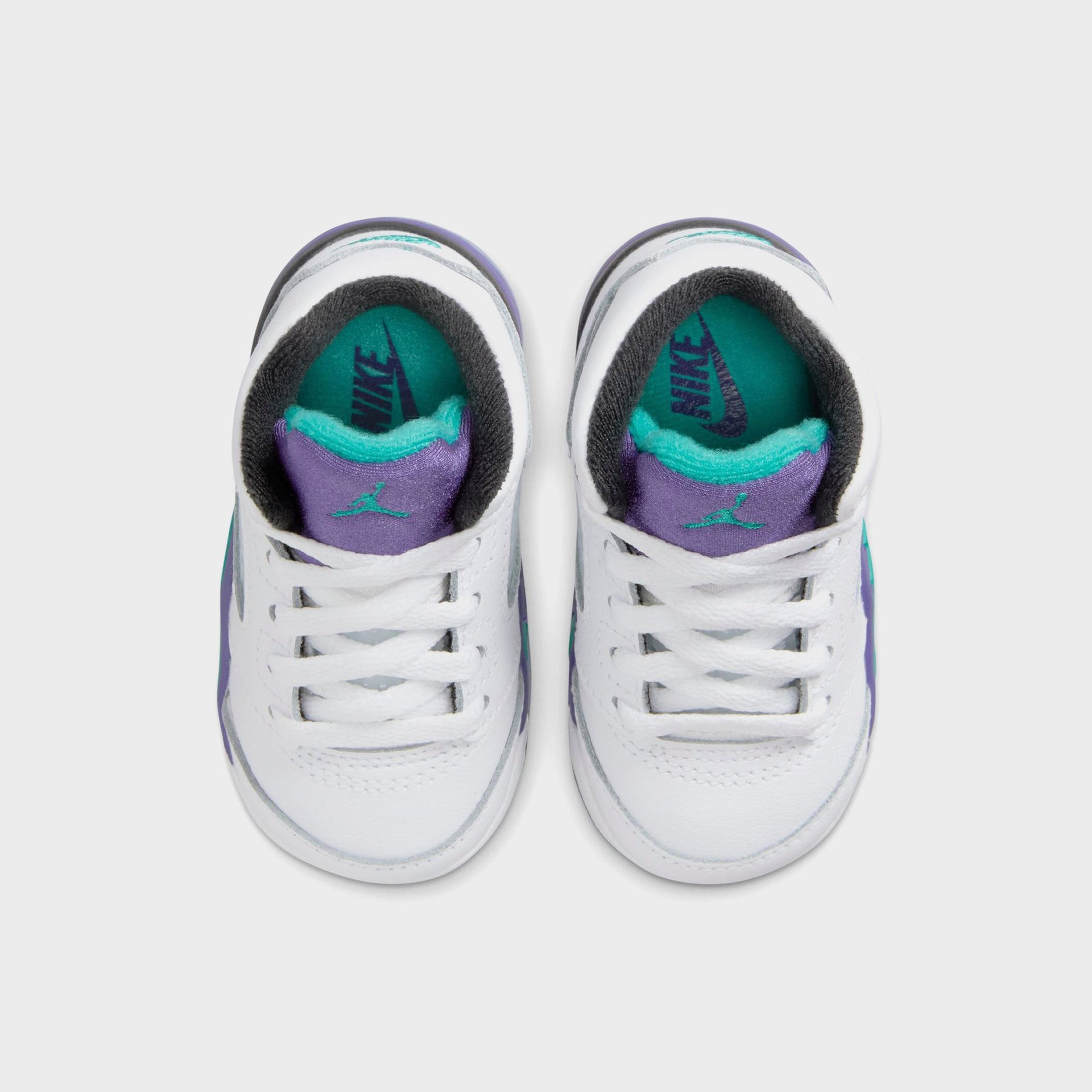 Nike Toddler Air Jordan 5 - Black / New Emerald / Grape Ice