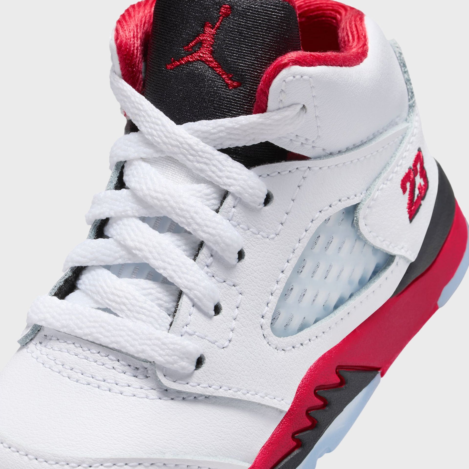 Nike TD Air Jordan 5 Retro OG - White / Fire Red / Black
