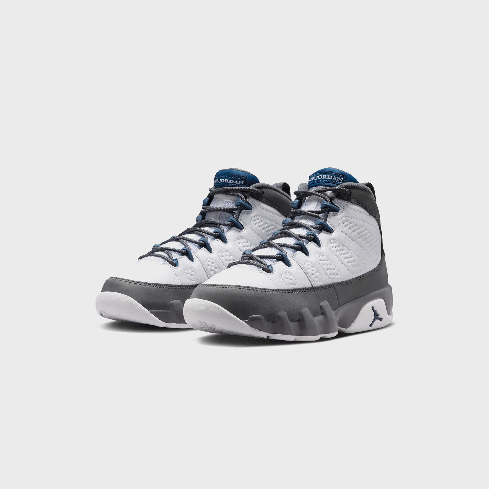 Jordan GS Air Jordan 9 Retro - White / French Blue / Flint Grey