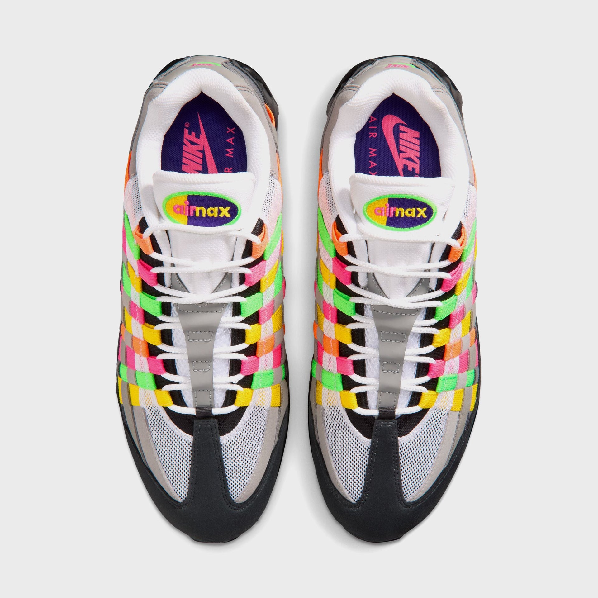 Nike Air Max 95 Big Bubble - White / Purple Dynasty / Pearl Gray / Light Charcoal