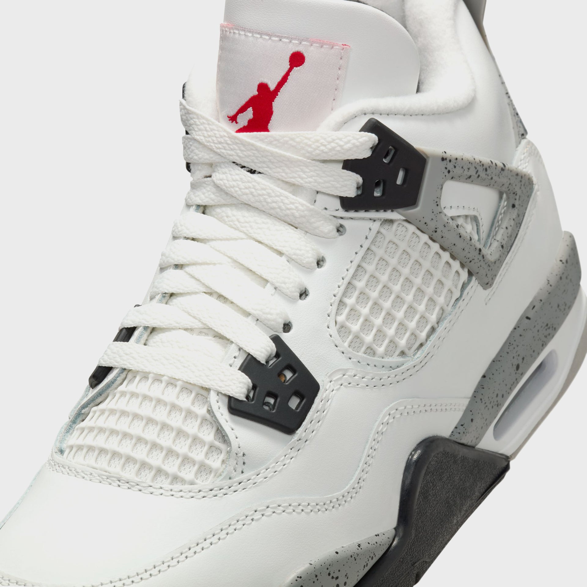 Jordan GS Air Jordan 4 Retro - Summit White / Fire Red / Tech Grey / Black