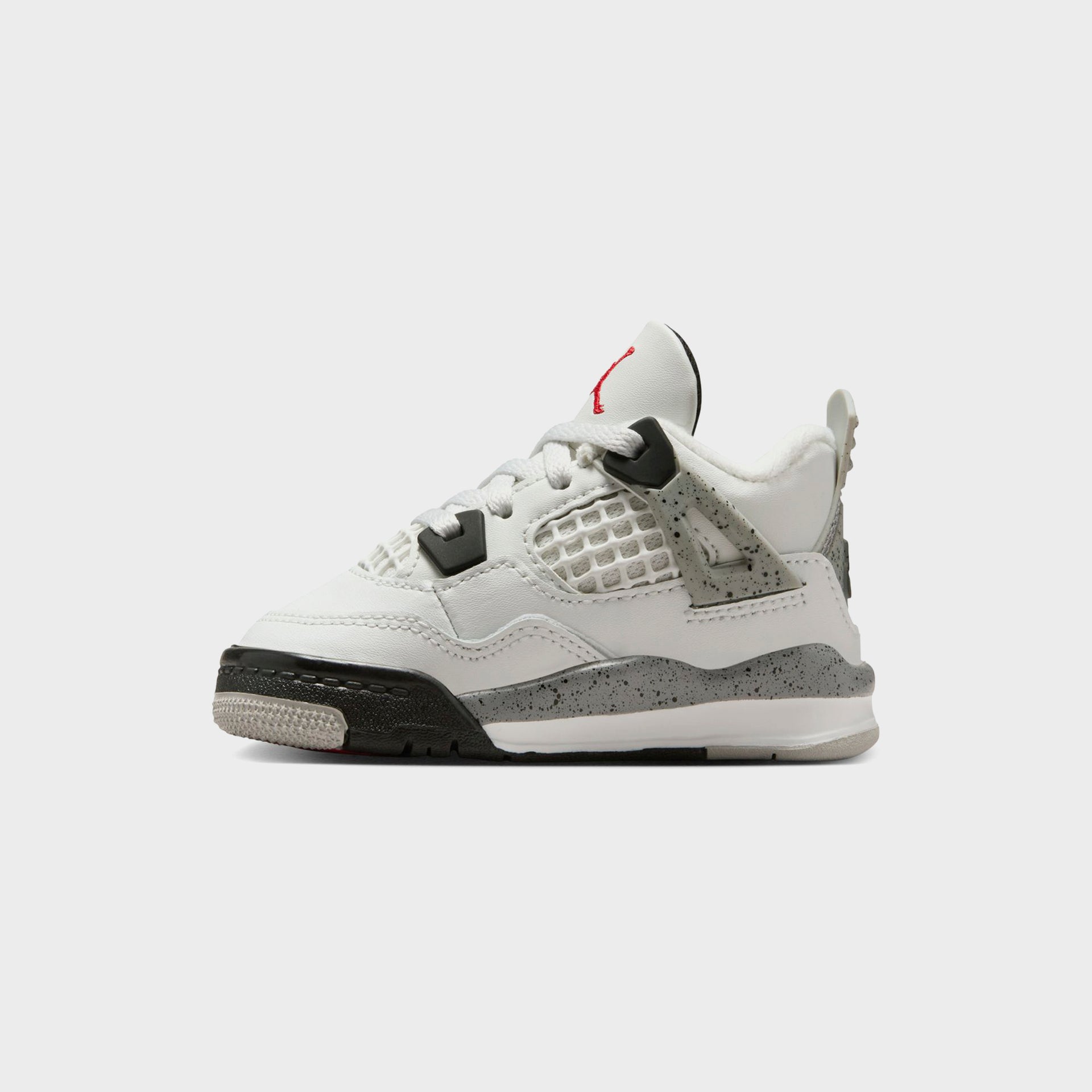 Nike TD Air Jordan 4 Retro - Summit White / Fire Red / Tech Grey / Black