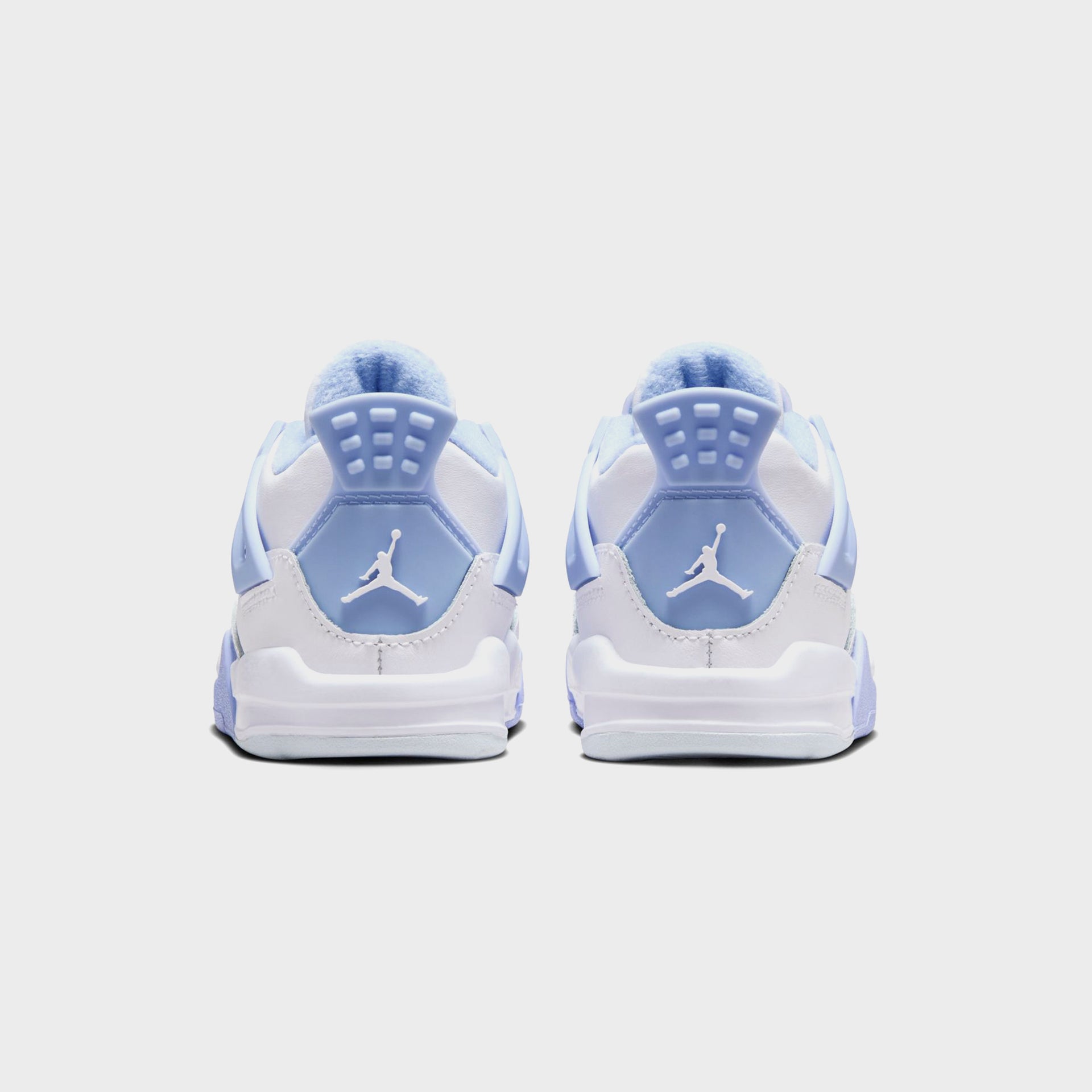 Jordan TD Air Jordan 4 Retro - White / Aluminum / Blue Tint / Oil Green