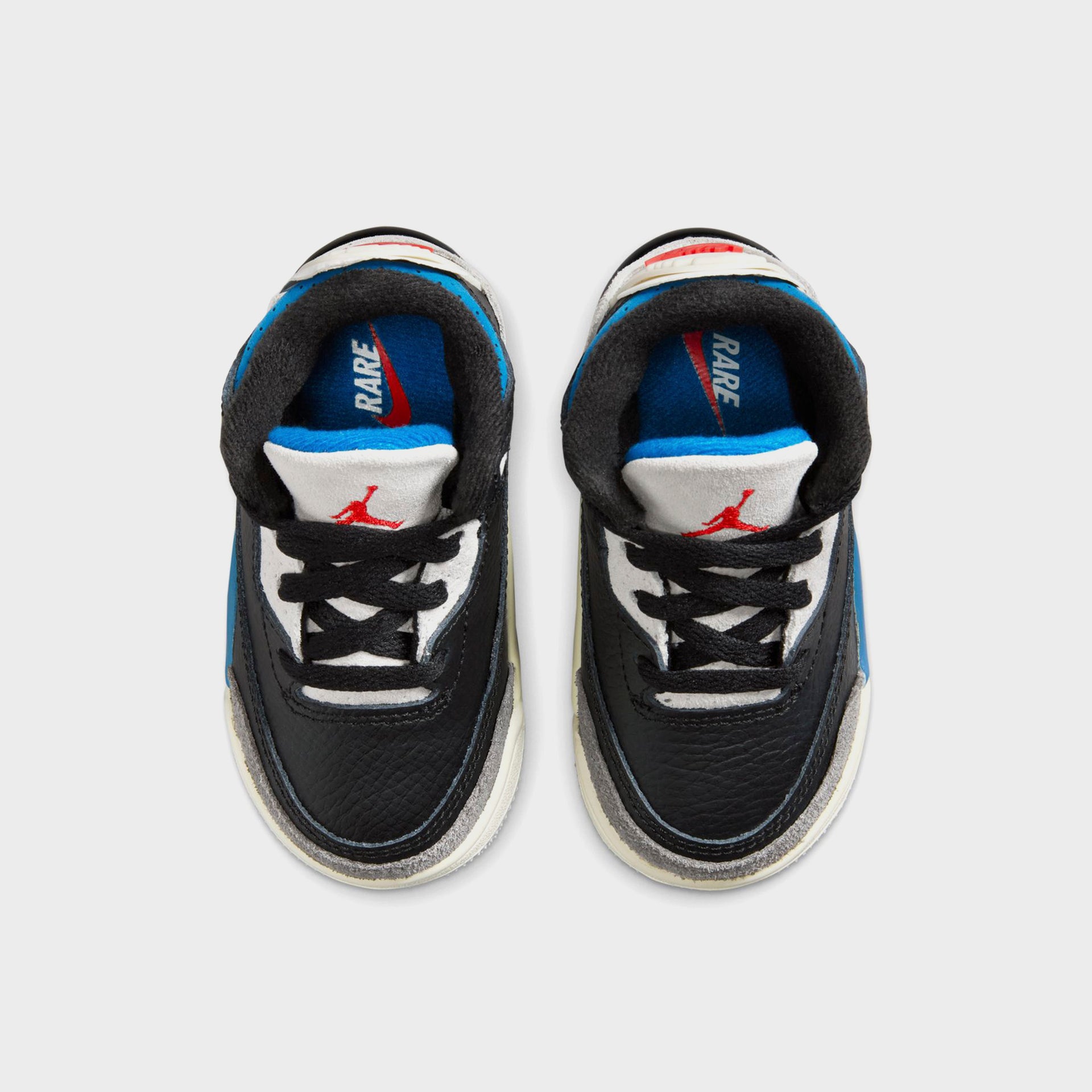 Nike Toddler Air Jordan 3 Retro OG - Black / Chile Red / Neutral Grey