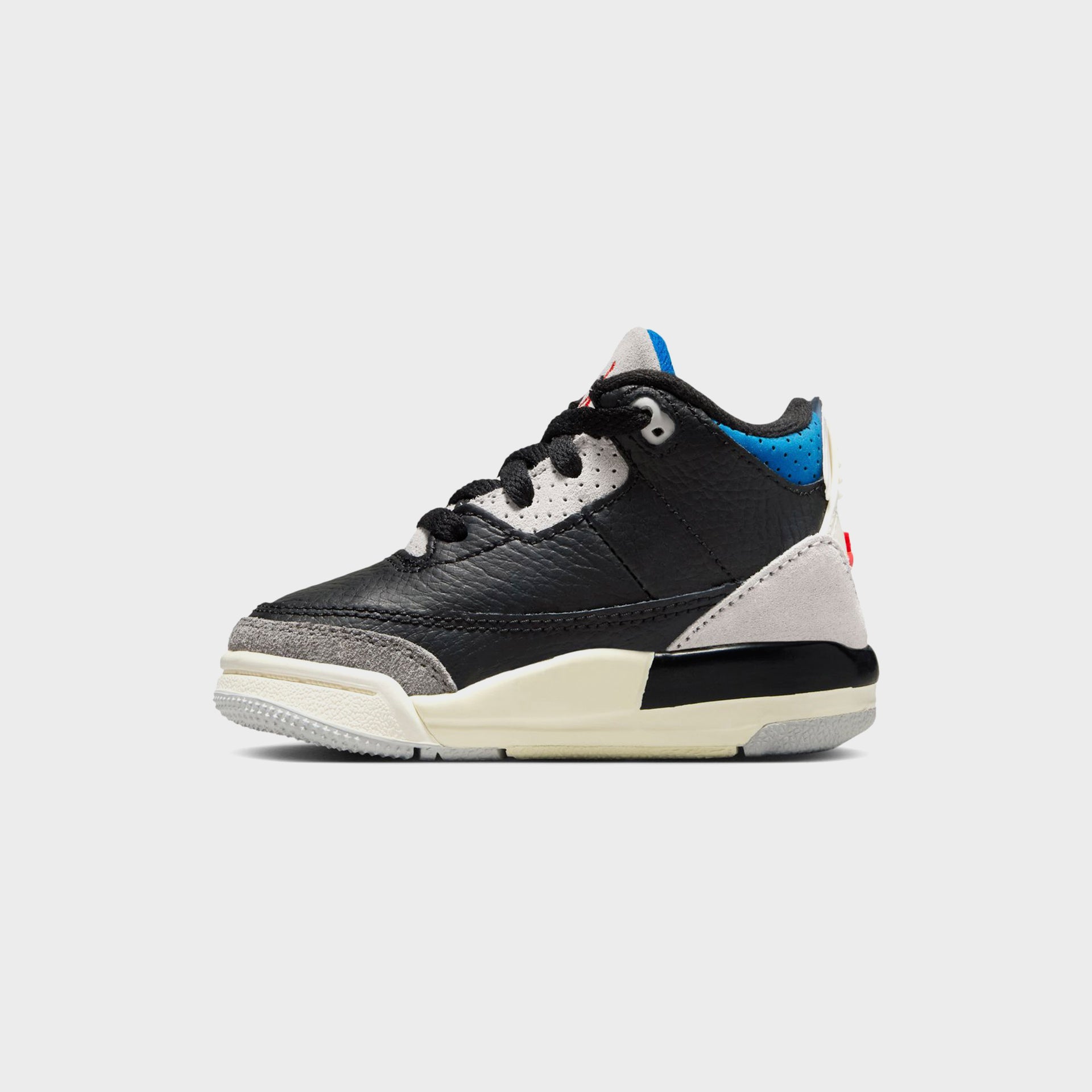 Nike Toddler Air Jordan 3 Retro OG - Black / Chile Red / Neutral Grey